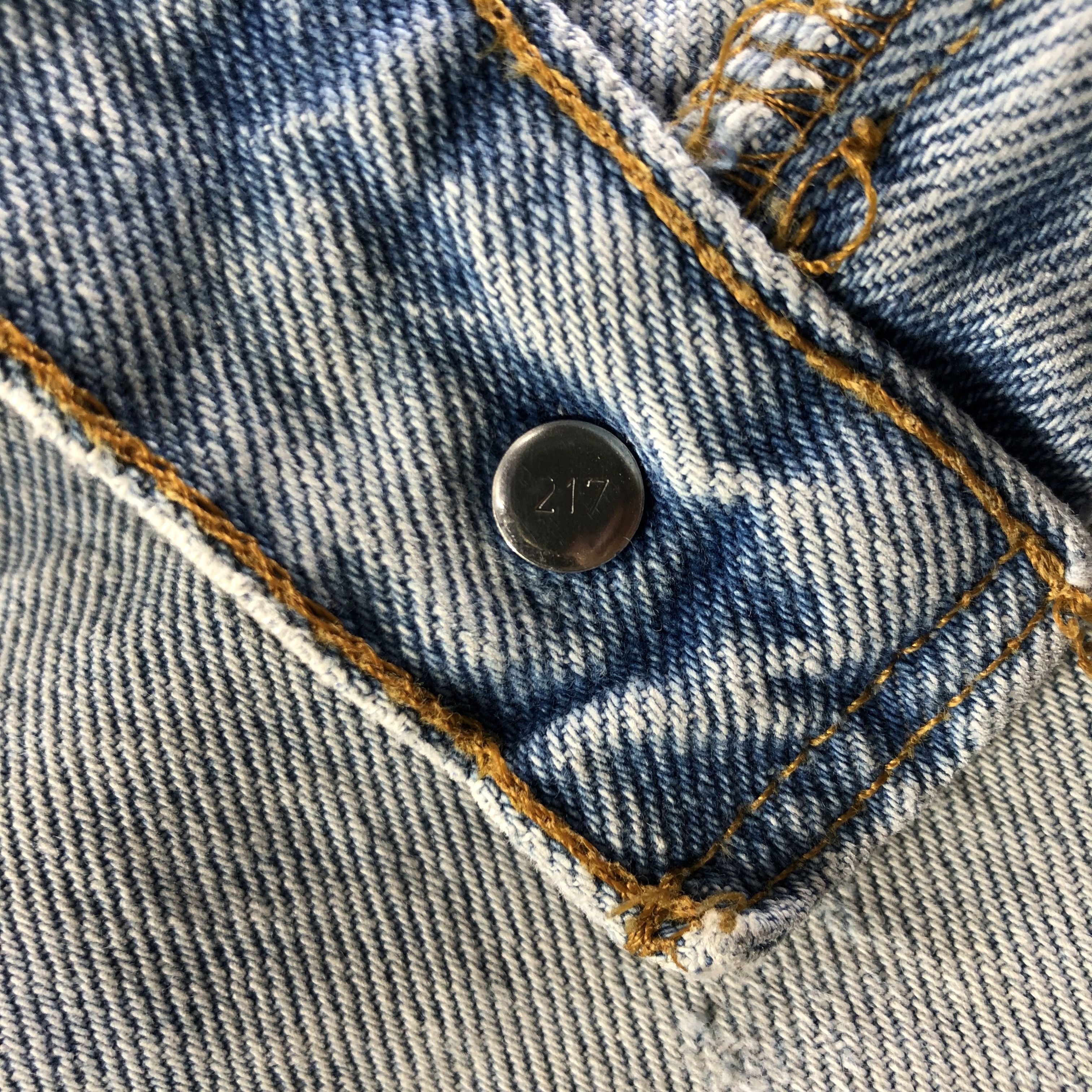 Levi's × Vintage Vintage 90s Light Wash Levis Jeans-JM3428 Size US 38 / EU 54 - 9 Thumbnail