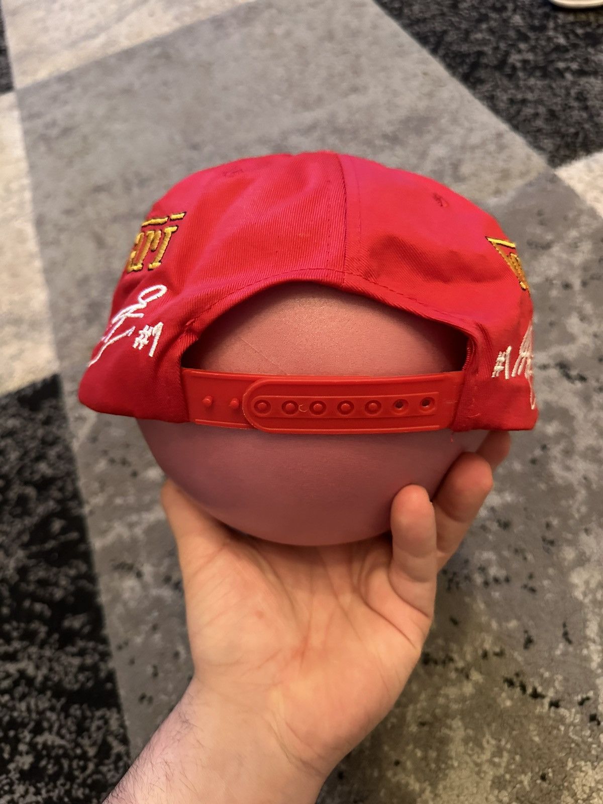 Ferrari Rare VTG Ferrari by Michael Schumacher Official Dekra Cap Size ONE SIZE - 6 Thumbnail