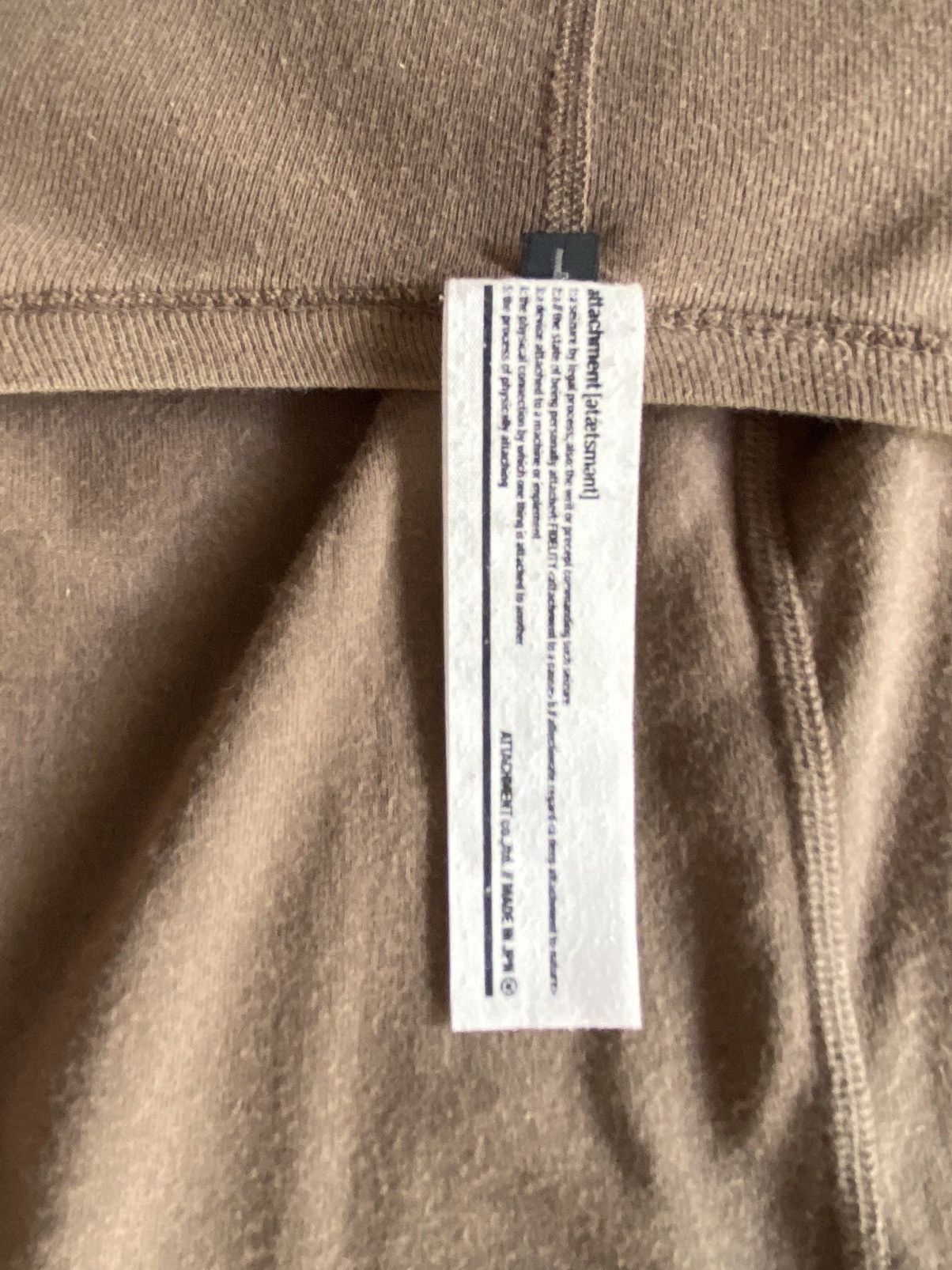 Attachment ATTACHMENT Brown three-quarter sleeve slim-fit T-shirt. Size M / US 6-8 / IT 42-44 - 4 Thumbnail