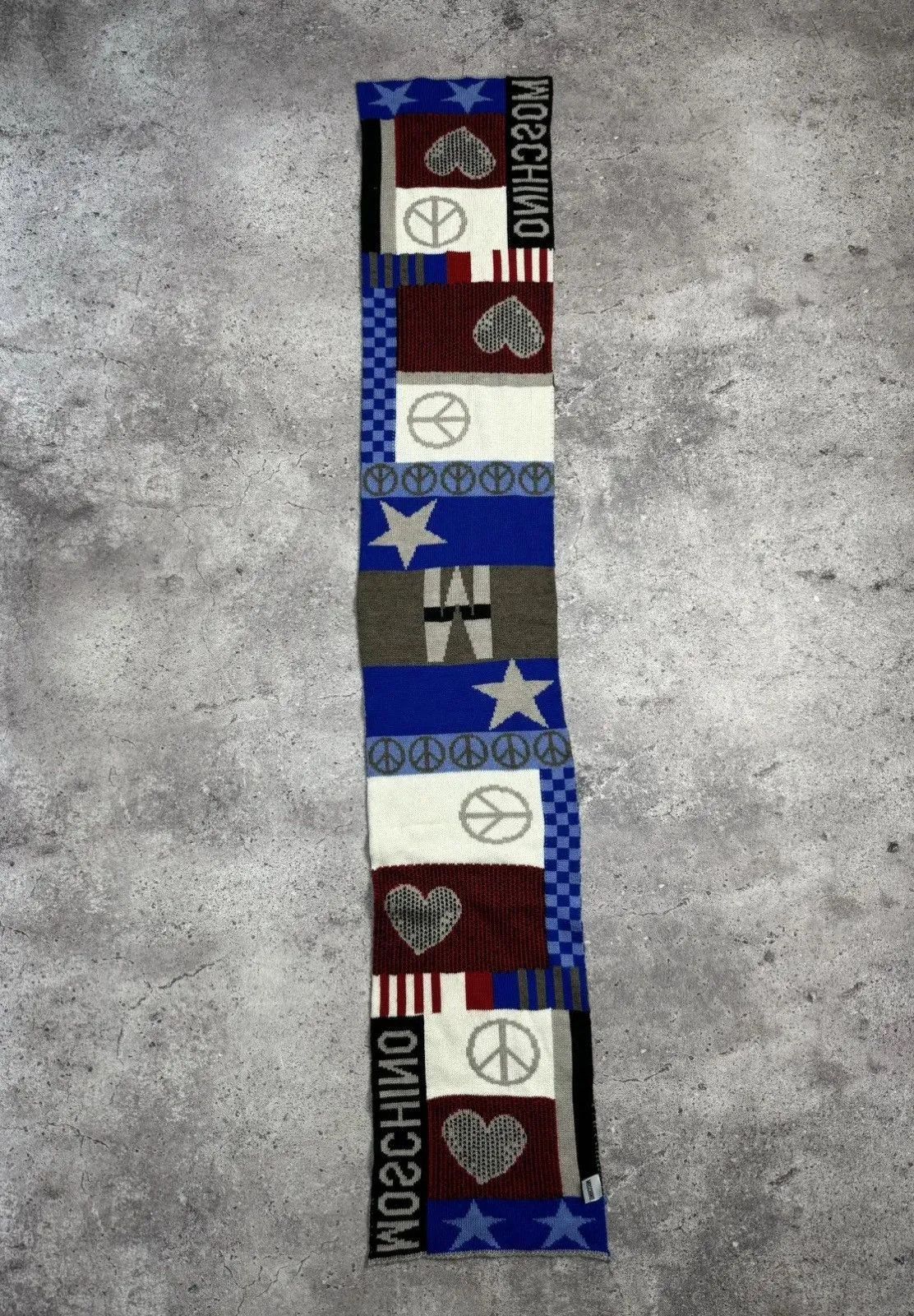 Vintage Vintage Moschino Scarf Multicolour Love Moschino wool Size ONE SIZE - 6 Thumbnail