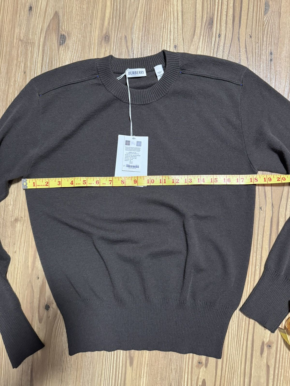 Burberry Burberry Daniel Lee Era Knight Blue Stitch Wool Sweater XS Size US XXS / EU 40 - 16 Thumbnail