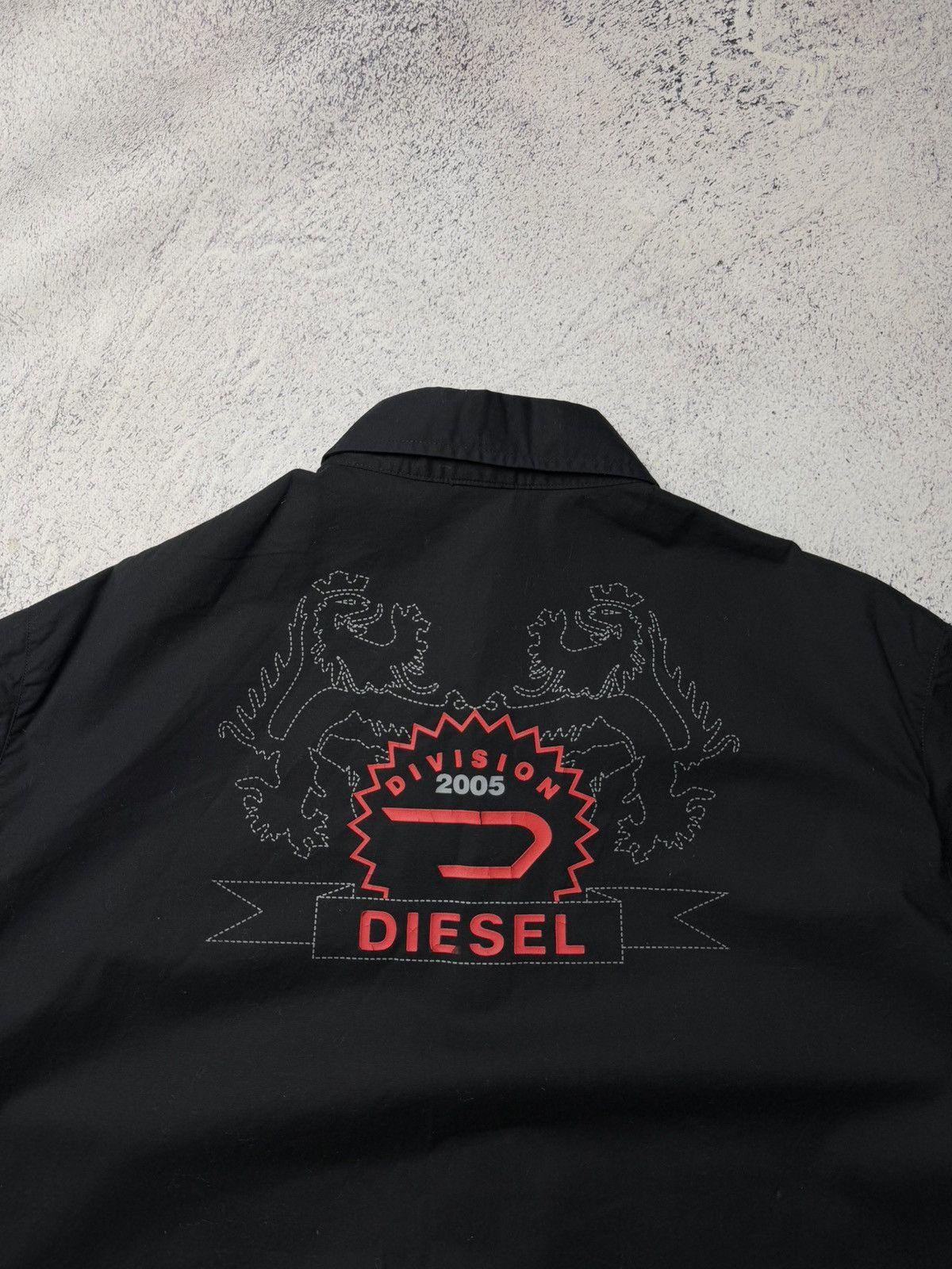 Diesel Vintage Diesel Shirt Big Logo Y2K Division 2005 USA Size US L / EU 52-54 / 3 - 17 Thumbnail