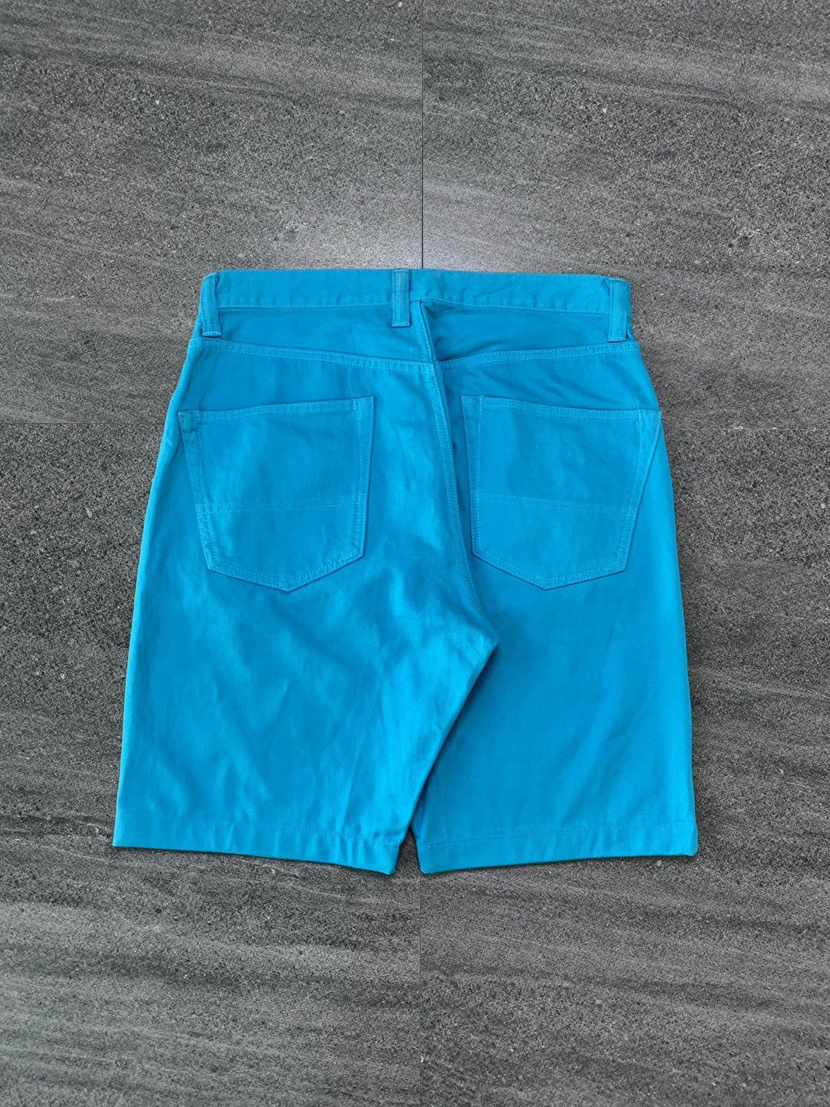 Comme des Garcons FREE TAX! Aqua Contrast Short Pants Size US 31 - 6 Thumbnail
