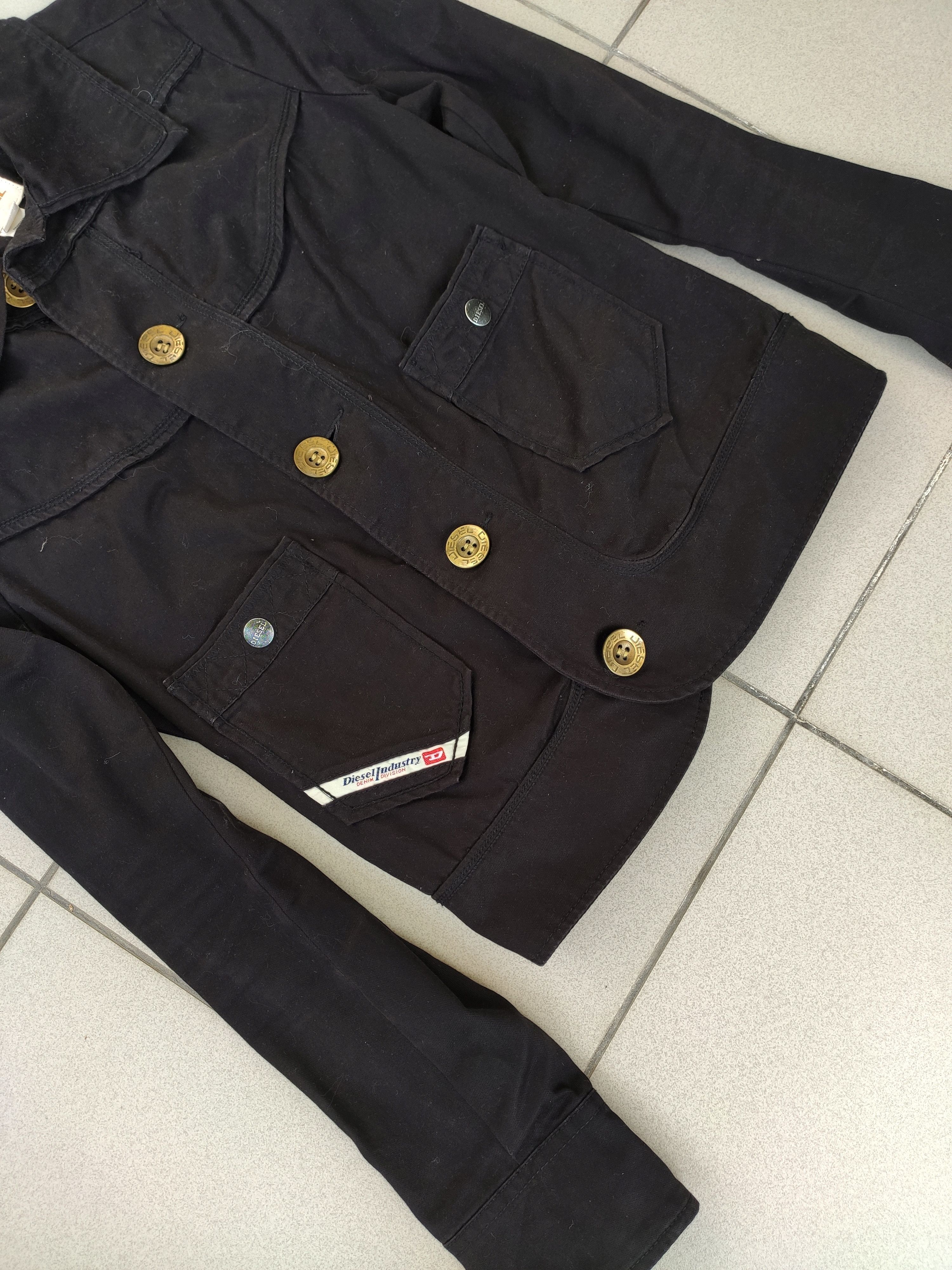 Diesel × Vintage Vintage Diesel women jacket alternative archive black Size M / US 6-8 / IT 42-44 - 3 Thumbnail