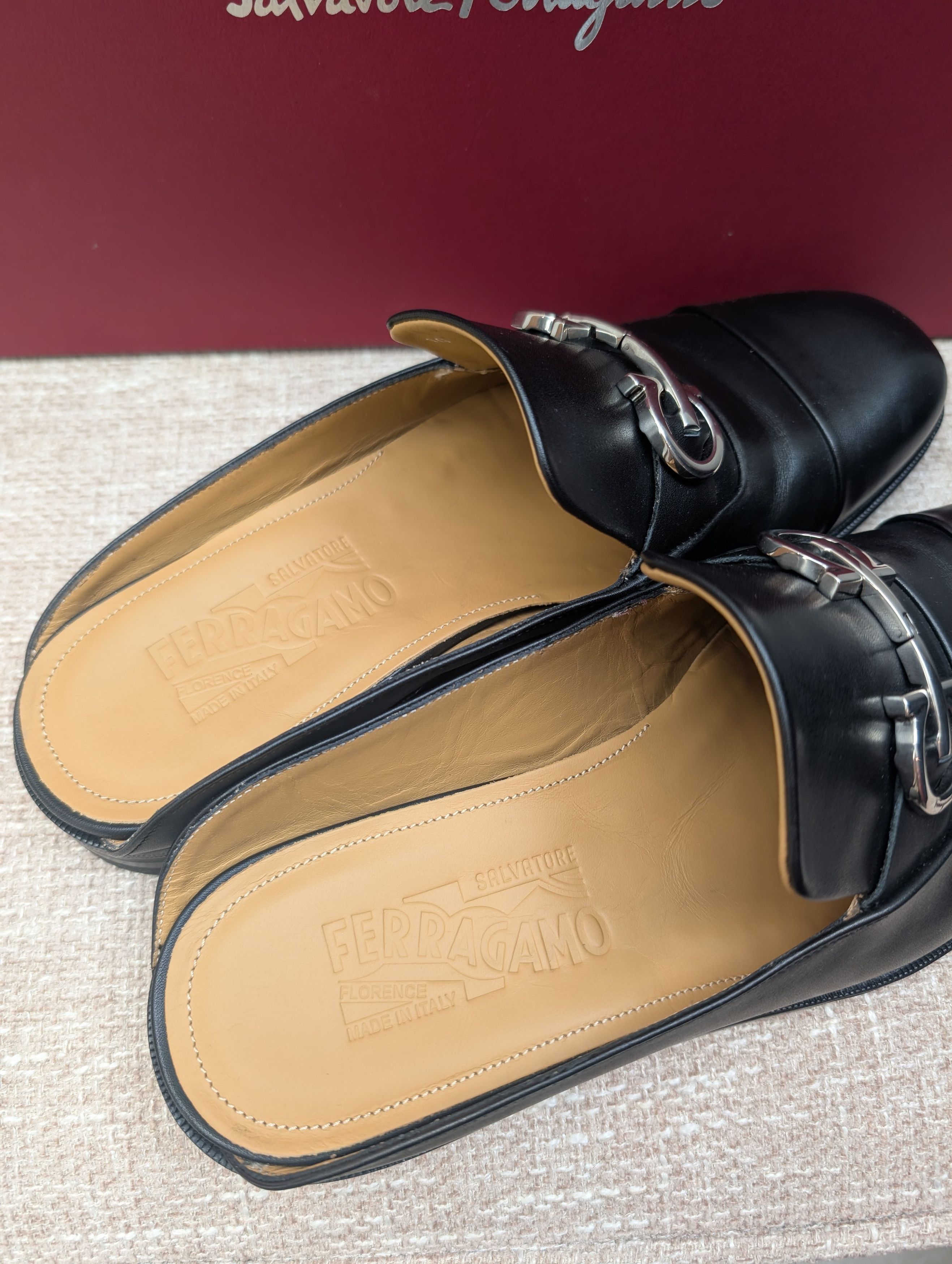 Salvatore Ferragamo Ferragamo GAB mule - Gancini buckle Size US 6 / EU 39 - 2 Thumbnail