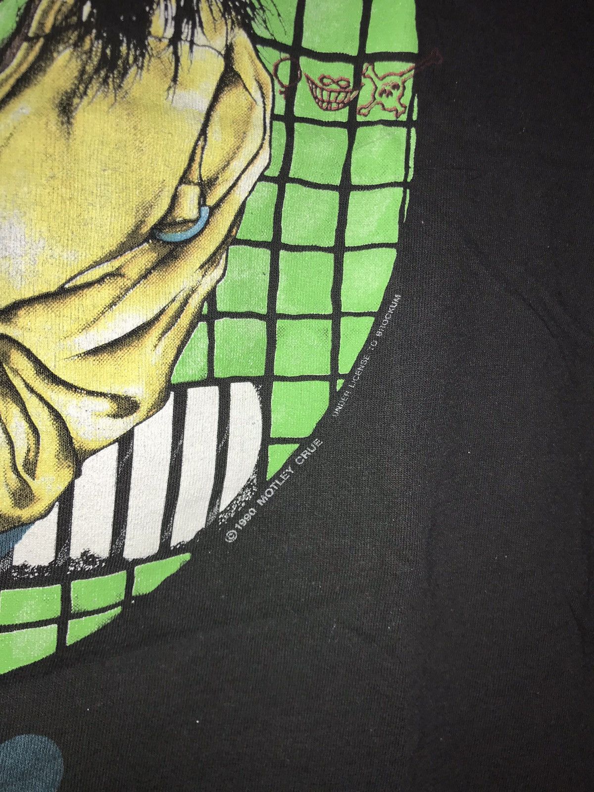 Vintage MOTLEY CRUE SLEEVELESS PUSHEAD TSHIRT XL Size US XL / EU 56 / 4 - 6 Thumbnail
