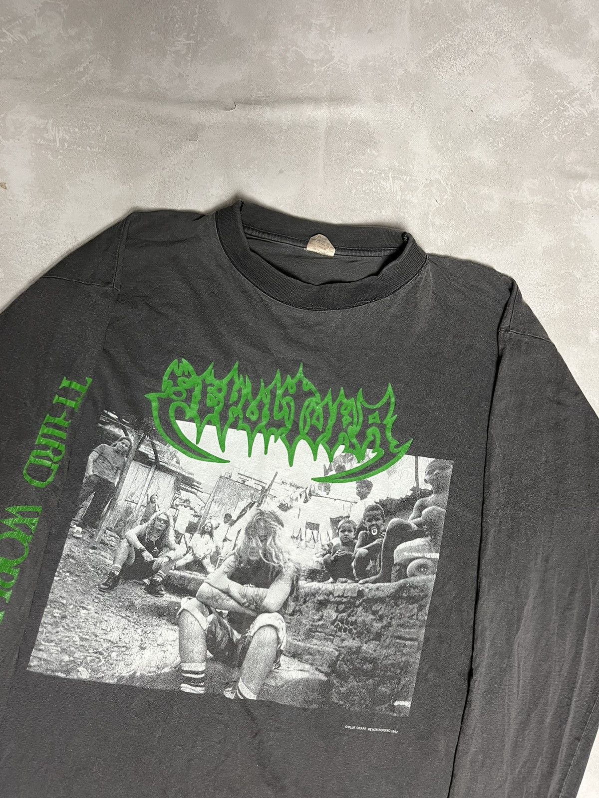 Band Tees 🦂Vintage🦂 Sepultura 1992 Third World Posse Long Size US XL / EU 56 / 4 - 5 Thumbnail