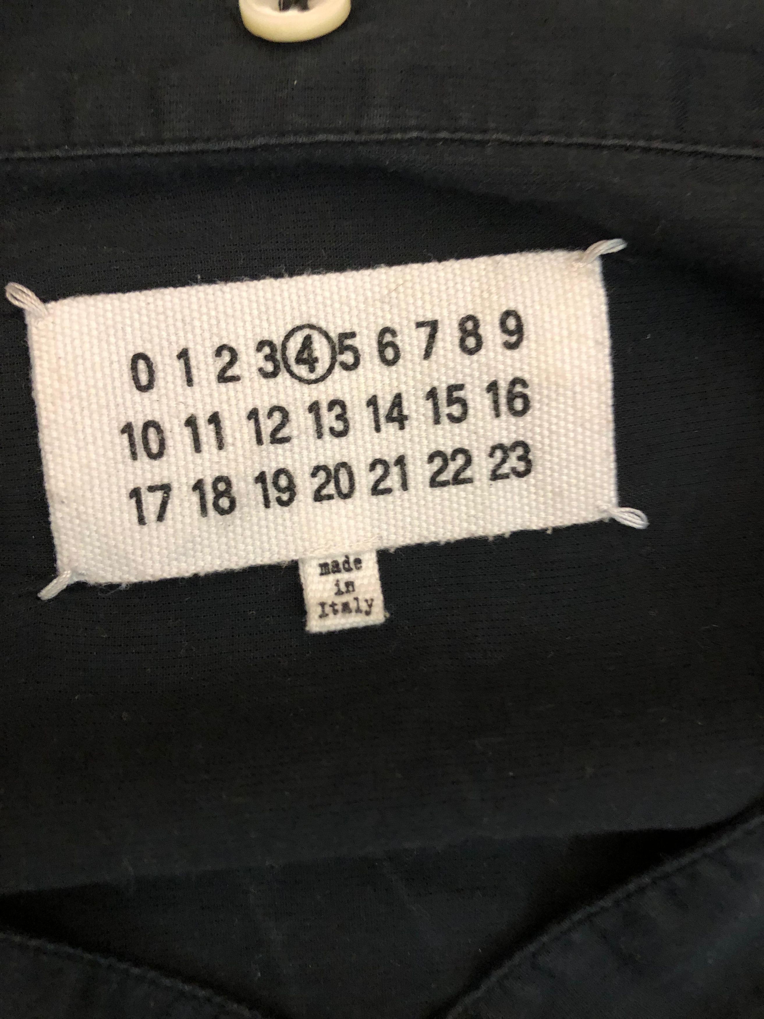 Maison Margiela Maison Martin Margiela Line 4 Black Shirt 2013,Size 40 Size S / US 4 / IT 40 - 5 Thumbnail