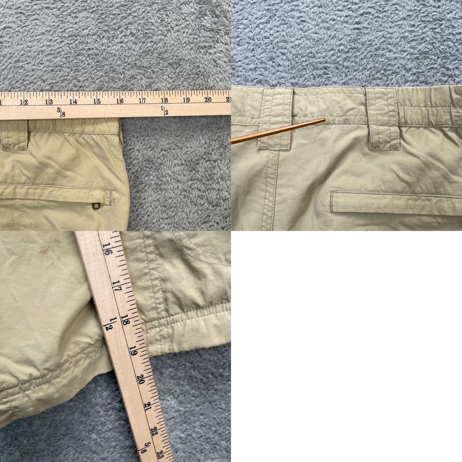 ExOfficio Exofficio Shorts Mens 30 Beige Cargo Nylon UPF Hiking Outdoor Pockets Casual Travel Workwear 9in Inseam Size US 32 / EU 48 - 8 Thumbnail