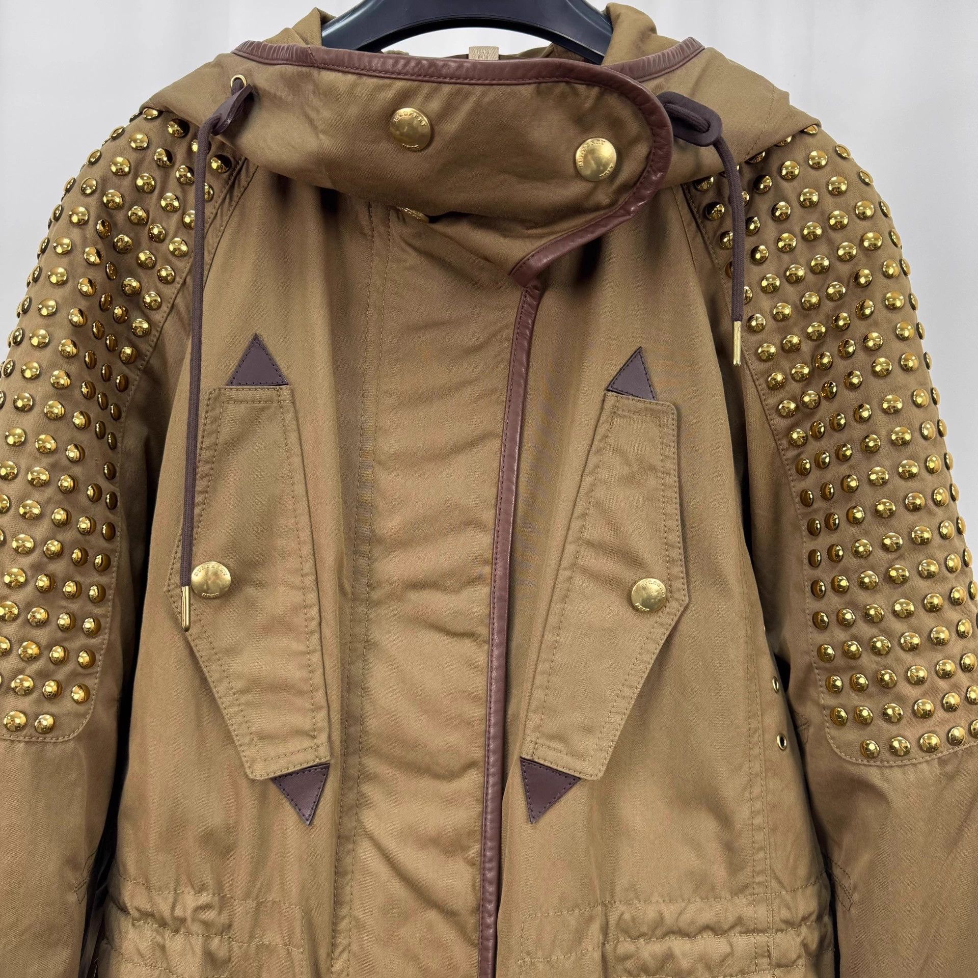 Burberry Burberry Runway Rivet Inner Check Jacket UK8 98 New Size S / US 4 / IT 40 - 3 Thumbnail