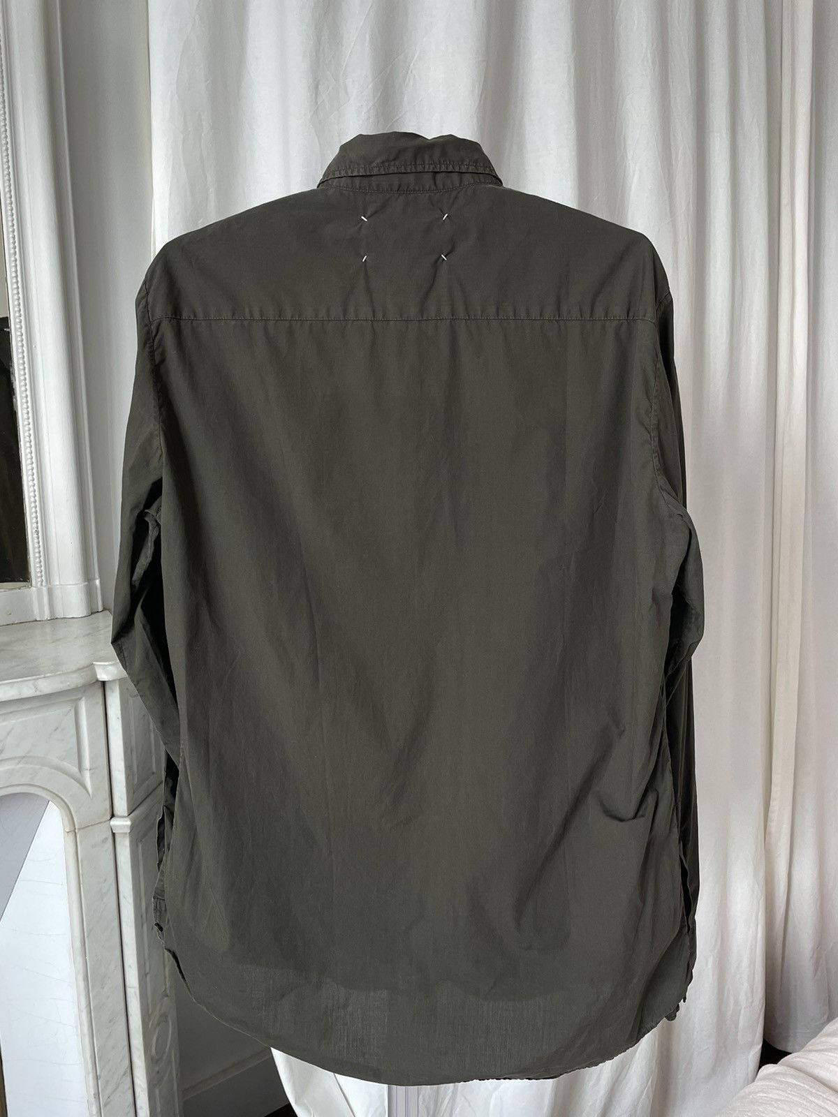 Maison Margiela Martin Margiela Vintage Khaki Cotton Shirt 50 size Size US M / EU 48-50 / 2 - 4 Thumbnail