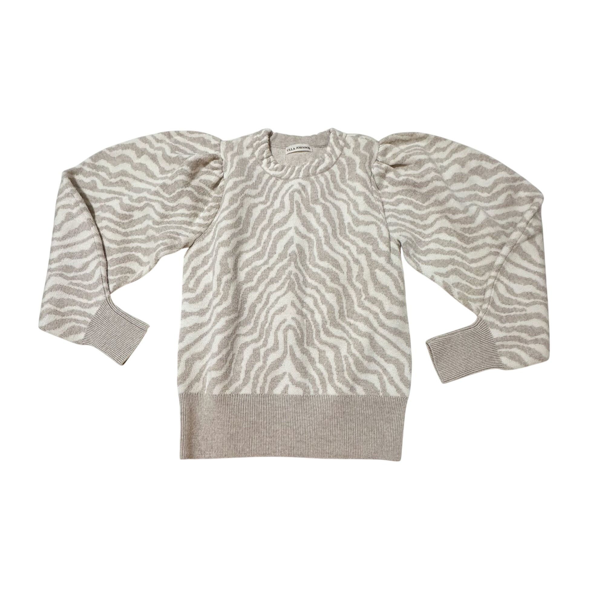 Ulla Johnson Ulla Johnson Massey Pullover Zebra Stripe Merino Wool Balloo Size XS / US 0-2 / IT 36-38 - 6 Thumbnail