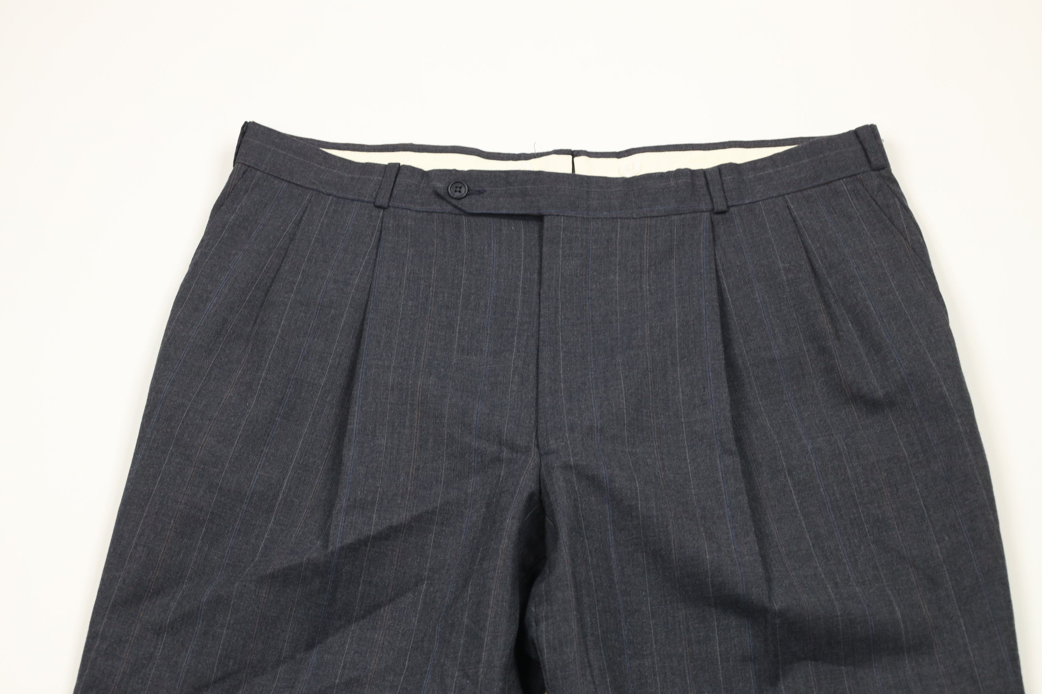 Vintage Vintage 70s Streetwear Striped Bell Bottoms Chino Pants Size US 38 / EU 54 - 2 Thumbnail