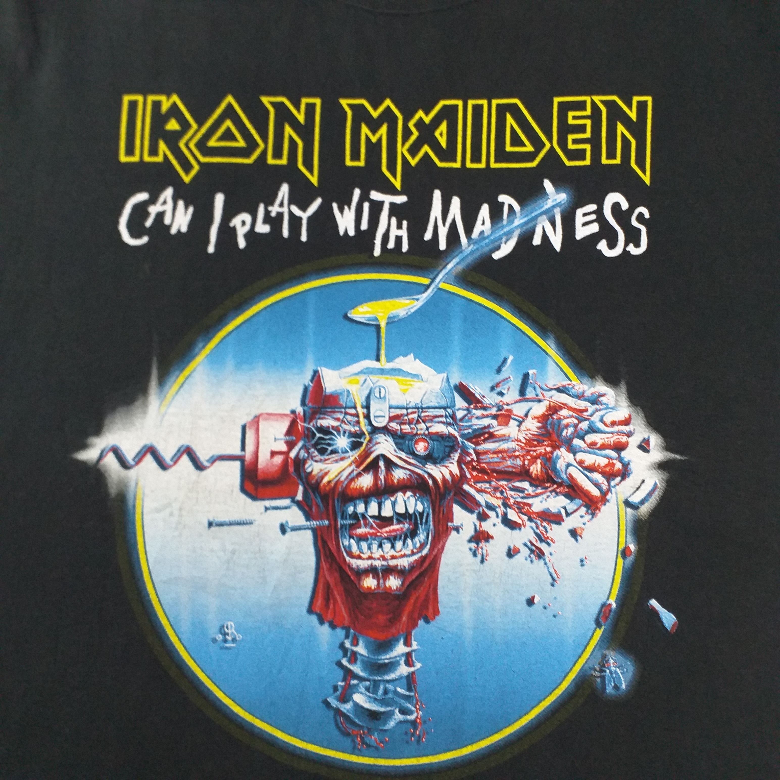 Band Tees Vintage Band Tees Iron Maiden Medium Tshirt -E068 Size US M / EU 48-50 / 2 - 3 Thumbnail