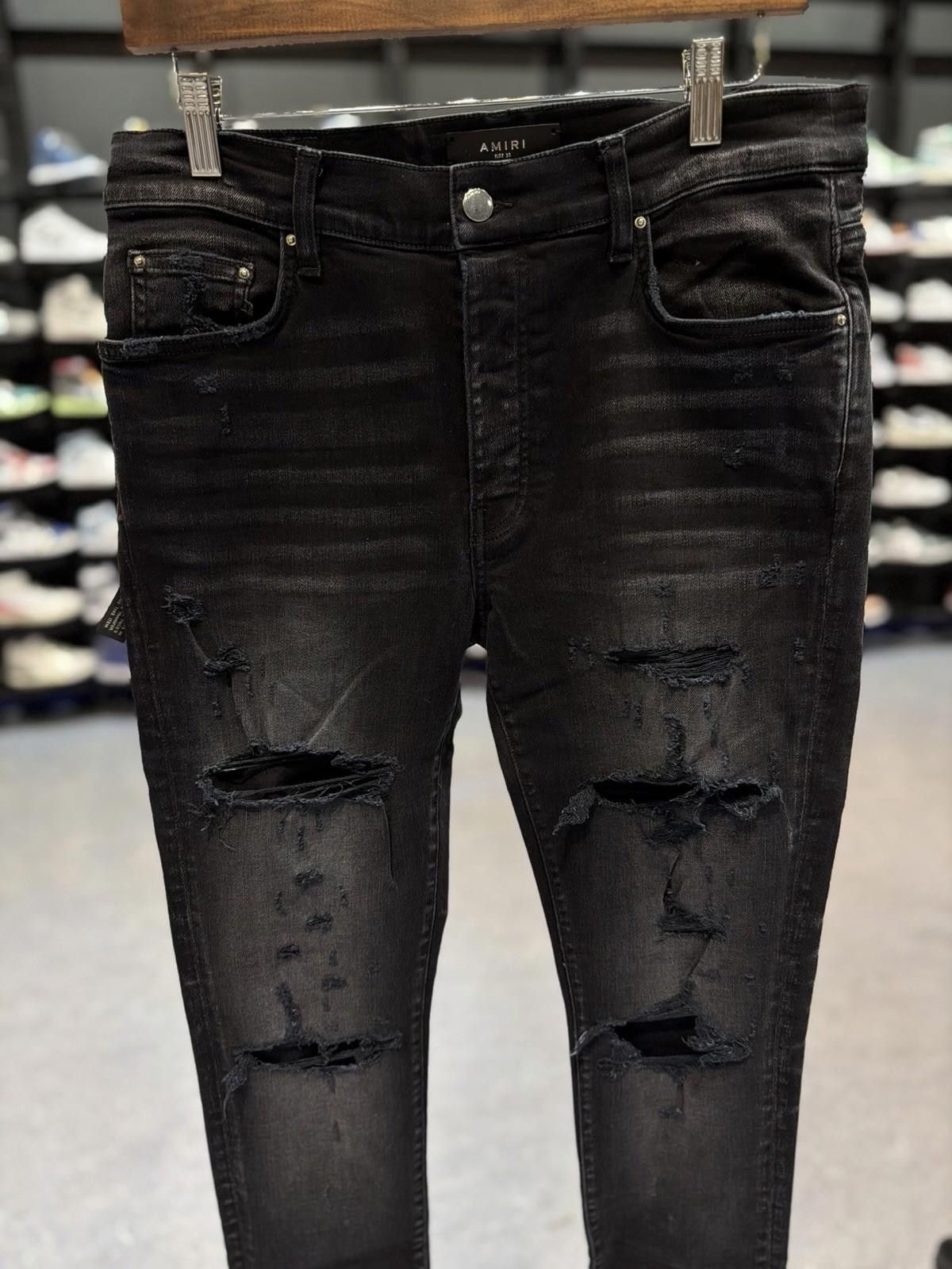 Amiri Size 33 - Amiri Thrasher Black Jeans 100% Authentic NEW Size US 33 - 3 Thumbnail