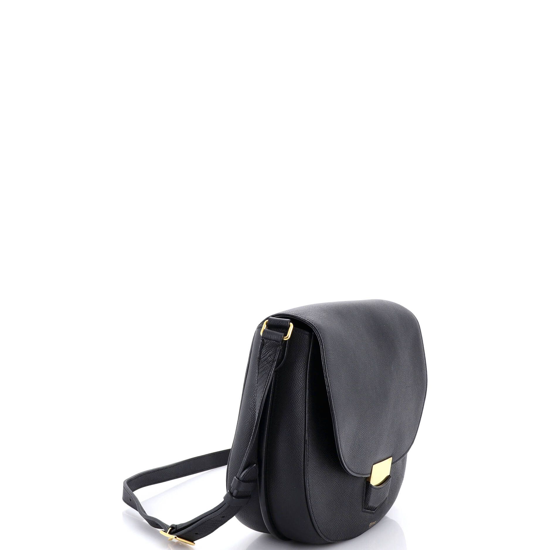 Celine Trotteur Crossbody Bag Grainy Leather Medium Size ONE SIZE - 1 Thumbnail