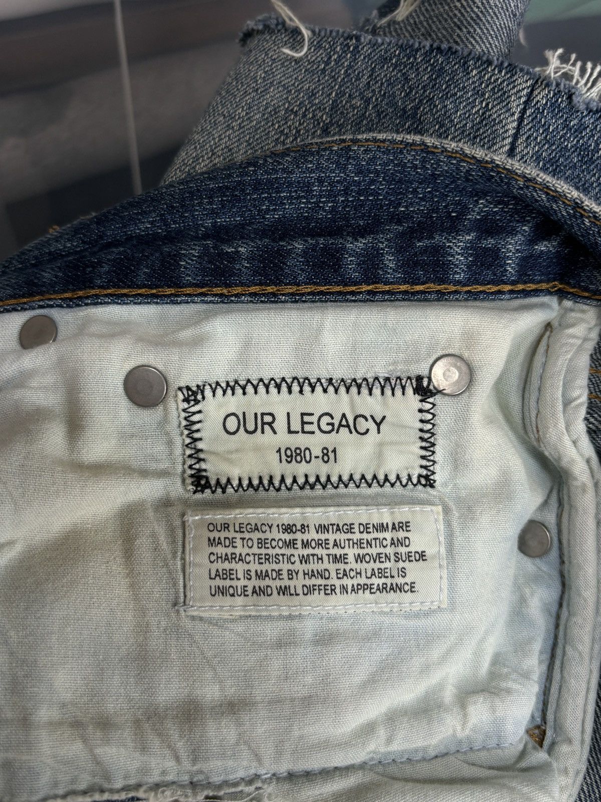 Designer × Our Legacy × Vintage Our Legacy 1980-81 Vintage Denim Shorts Size US 30 / EU 46 - 7 Thumbnail