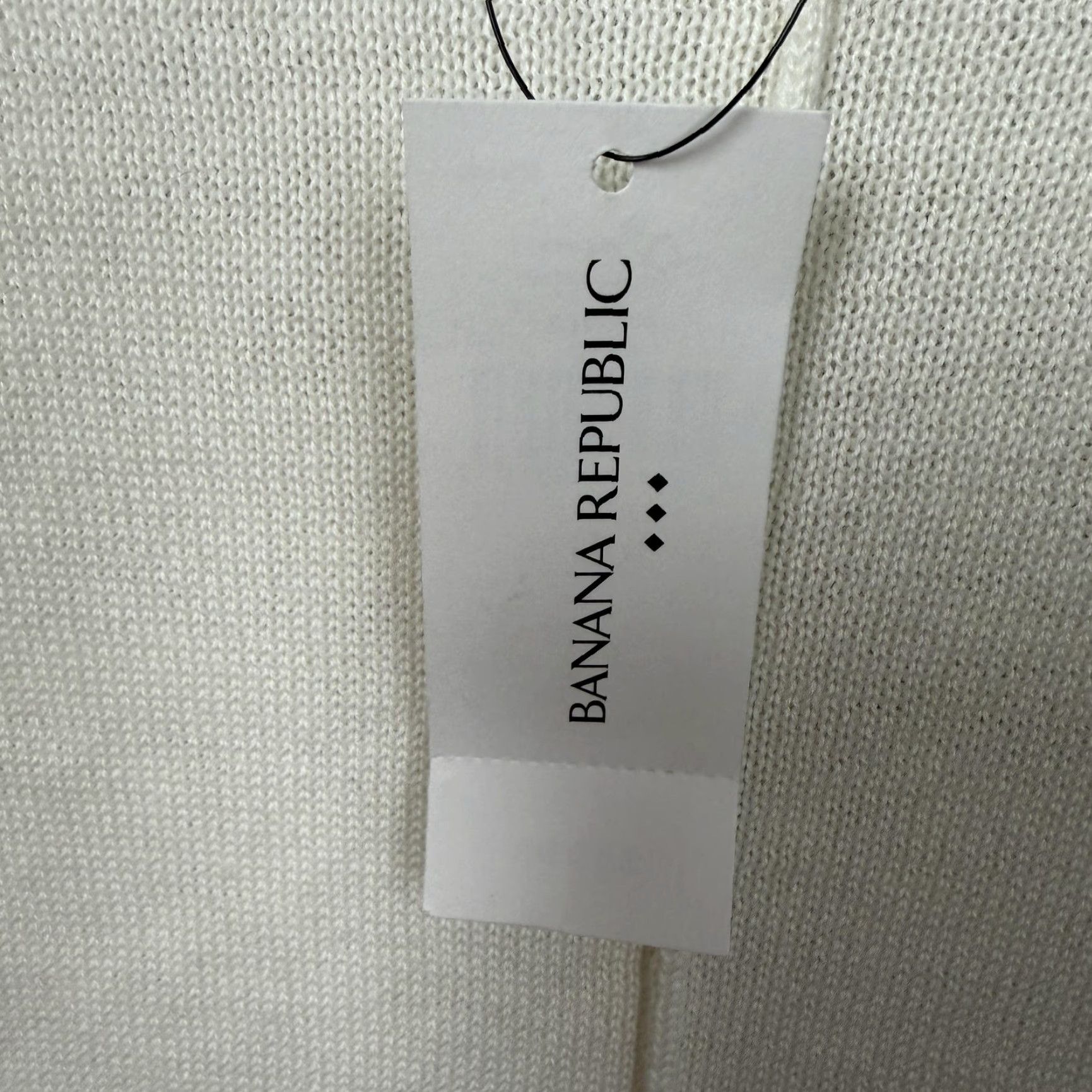 Banana Republic Banana Republic Sweater Womens L White Crew Neck Clean Girl Minimalist Layering Size L / US 10 / IT 46 - 6 Thumbnail