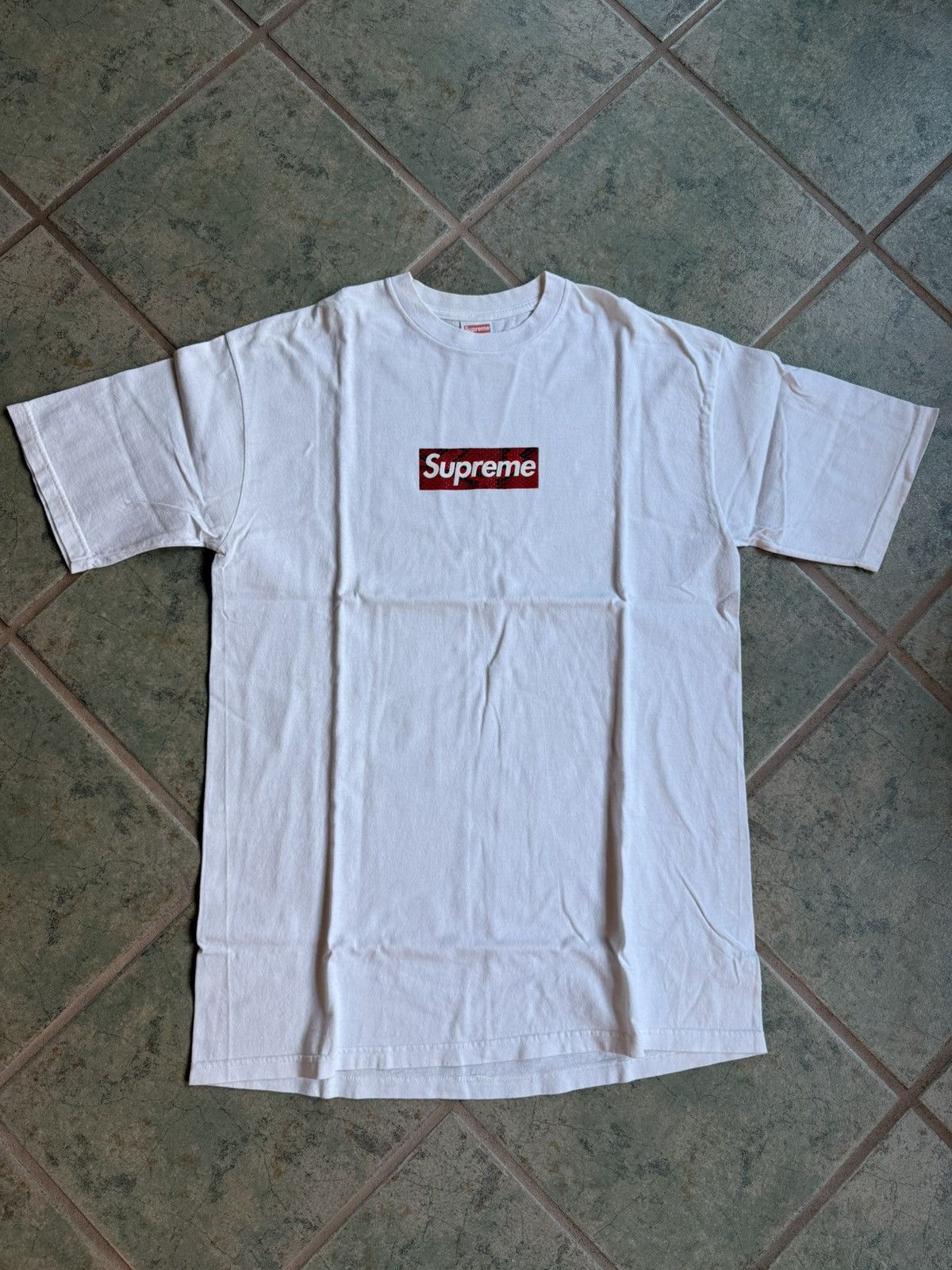 レアSupreme Snake Skin Box Logo Tee White Supreme Snakeskin Box Logo Tee | Grailed