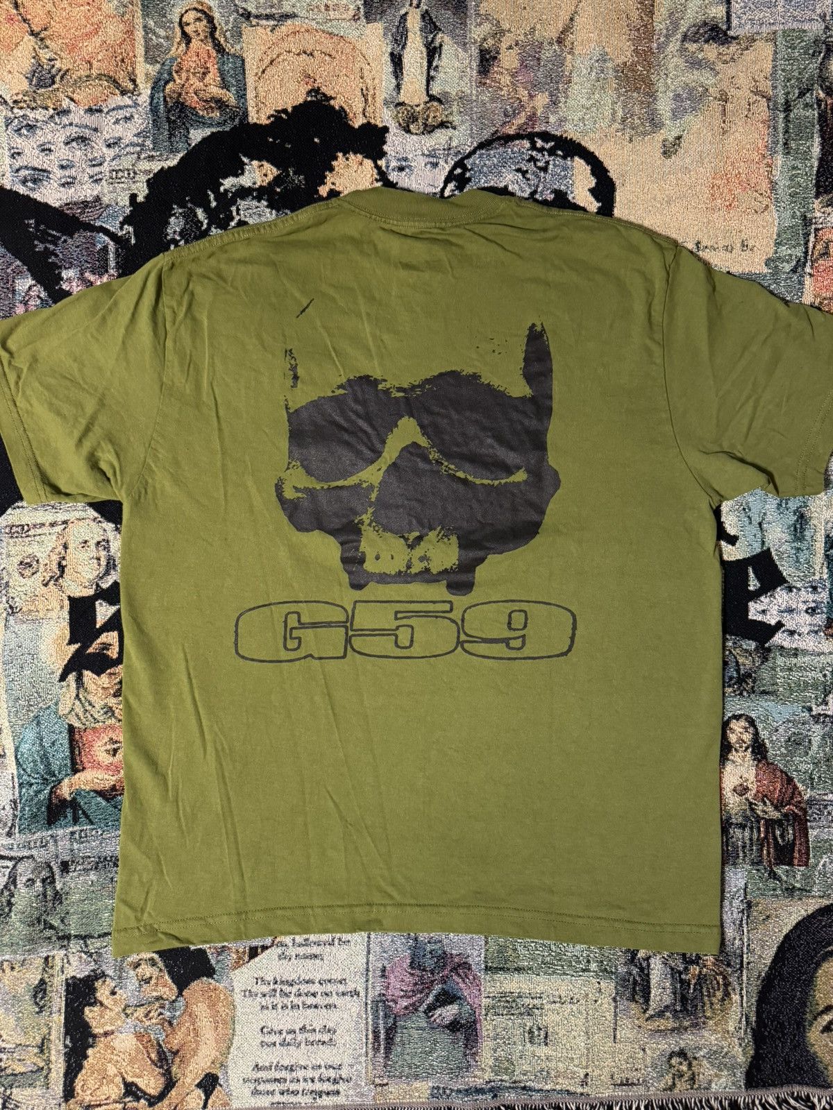 Fuck The Population × G59 Records G59 Logo T-Shirt (Green) Size US XL / EU 56 / 4 - 4 Thumbnail