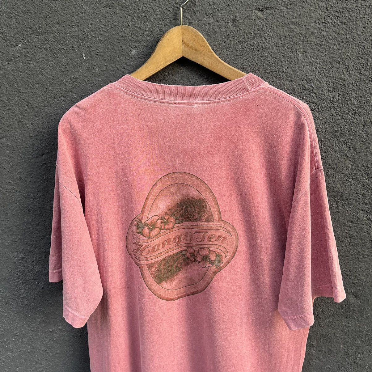 Hang Ten Thrashed Faded Vintage 90s Hang Ten Surfing Tee Size US L / EU 52-54 / 3 - 2 Thumbnail