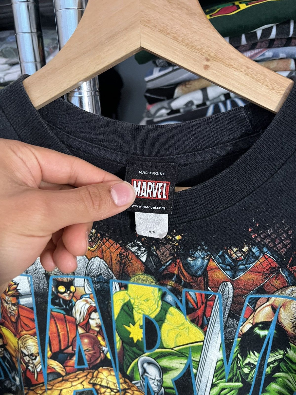 Mad Engine 2000s Marvel Civil War Superheroes Tee Size US M / EU 48-50 / 2 - 2 Thumbnail