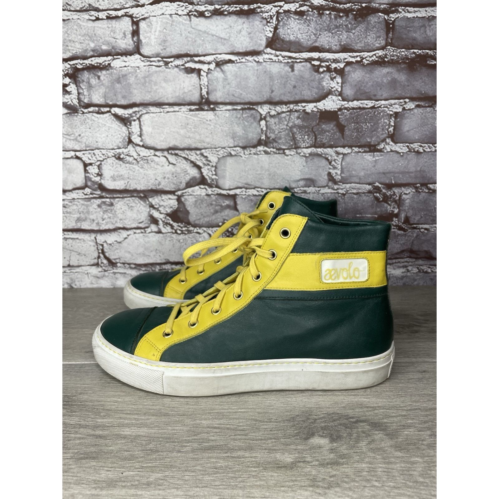 Renzo Cardoni RENZO DERBY Elijah John Yarra (PH) Aevolo Green Leather Yell Size US 10 / IT 40 - 1 Thumbnail