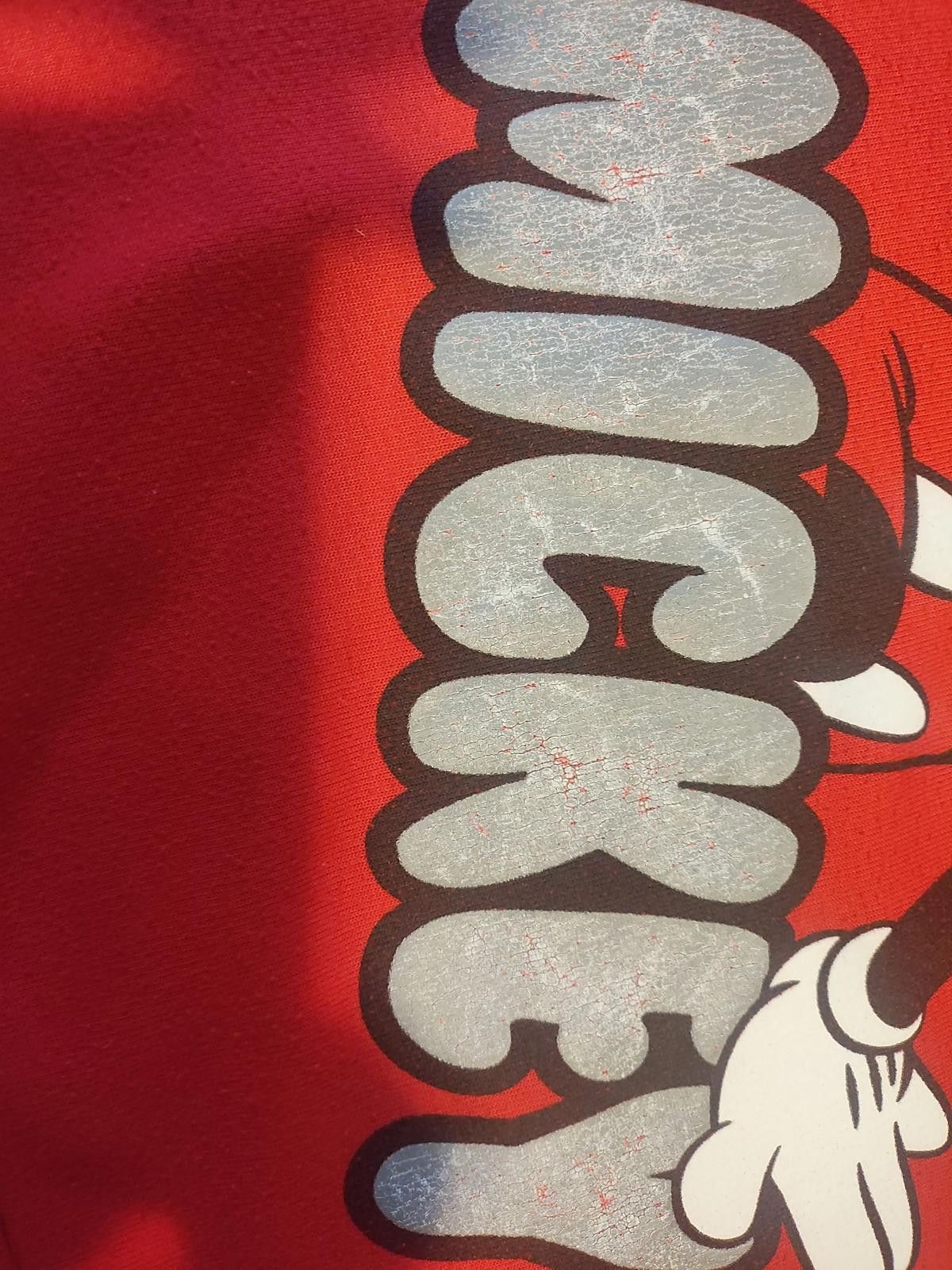 Disney Red Mickey Mouse Kids Hoodie Sweatshirt Size US XXS / EU 40 - 4 Thumbnail
