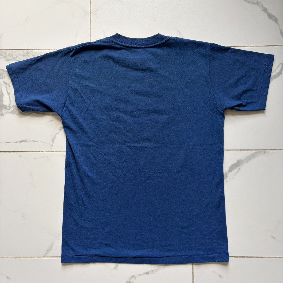 Vintage Vintage 1970s 70s Superman T Shirt Tee Size M Blue Glitter Size US M / EU 48-50 / 2 - 2 Thumbnail
