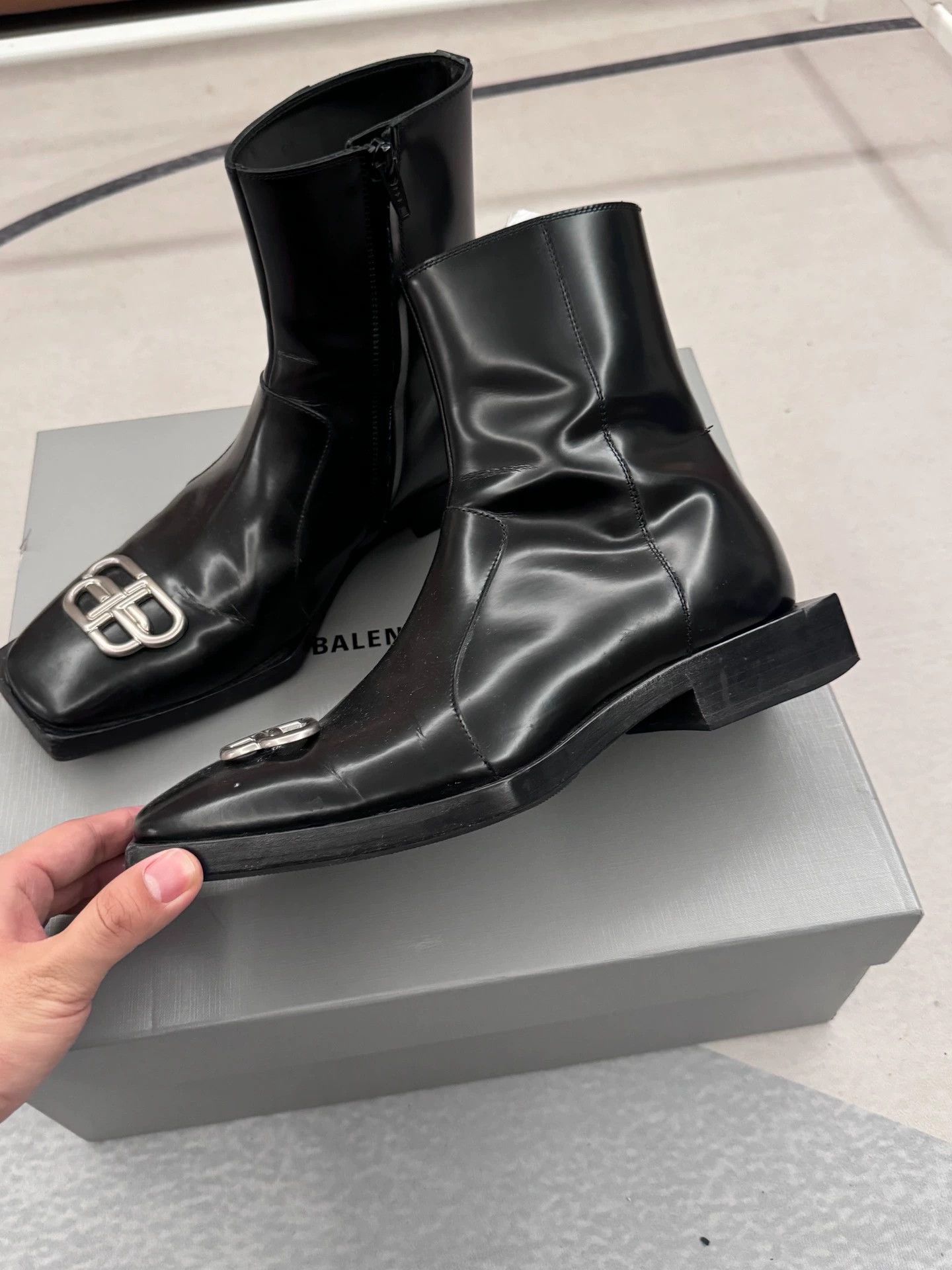Balenciaga Balenciaga 19ss Reinforced Lock Boot 40 (1.5 up) good price Size US 9 / IT 39 - 2 Thumbnail