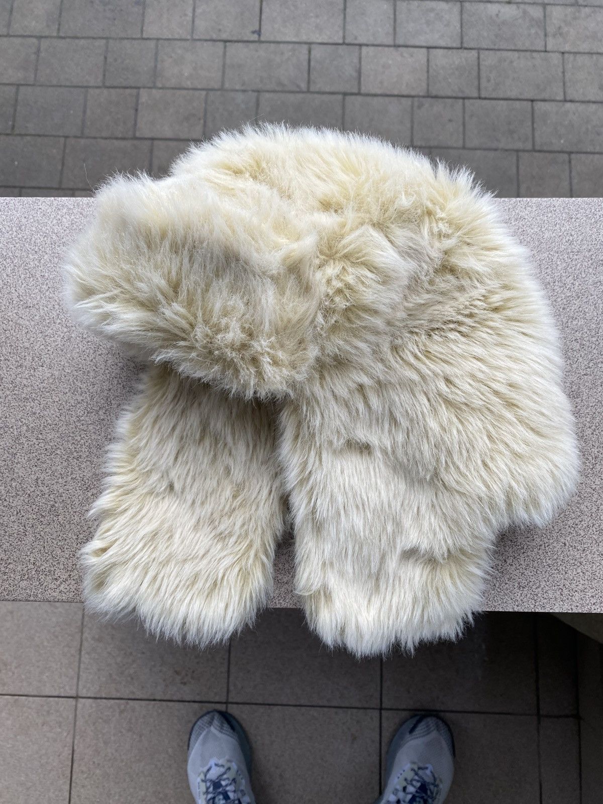 Hysteric Glamour × Vintage Crazy Y2k Mohair Fuzzy Hat Ushanka Punk Winter Size ONE SIZE - 2 Thumbnail