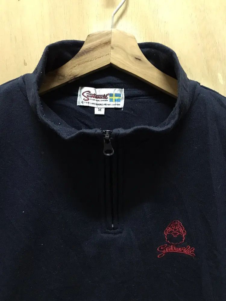 Vintage Vintage Santaworld Sweden Halfzipper Sweatshirts Size US M / EU 48-50 / 2 - 3 Thumbnail