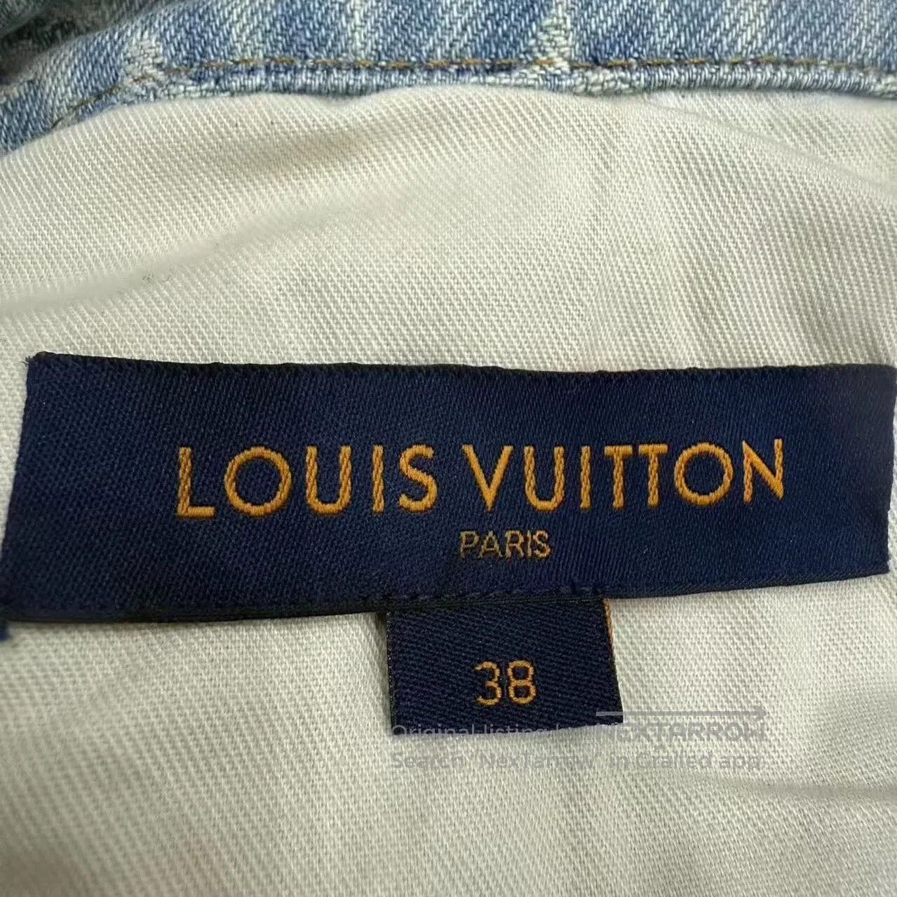 Louis Vuitton louis vuitton denim pants with sparkle design. Size US 38 / EU 54 - 3 Thumbnail