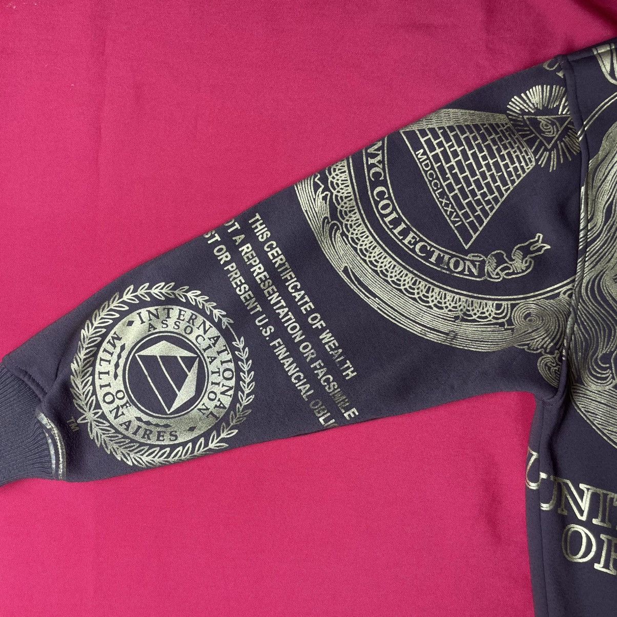 Other VTG Hundred Dollar Bill Graphic Zip Hoodie–Gold Full Print Size US L / EU 52-54 / 3 - 10 Thumbnail