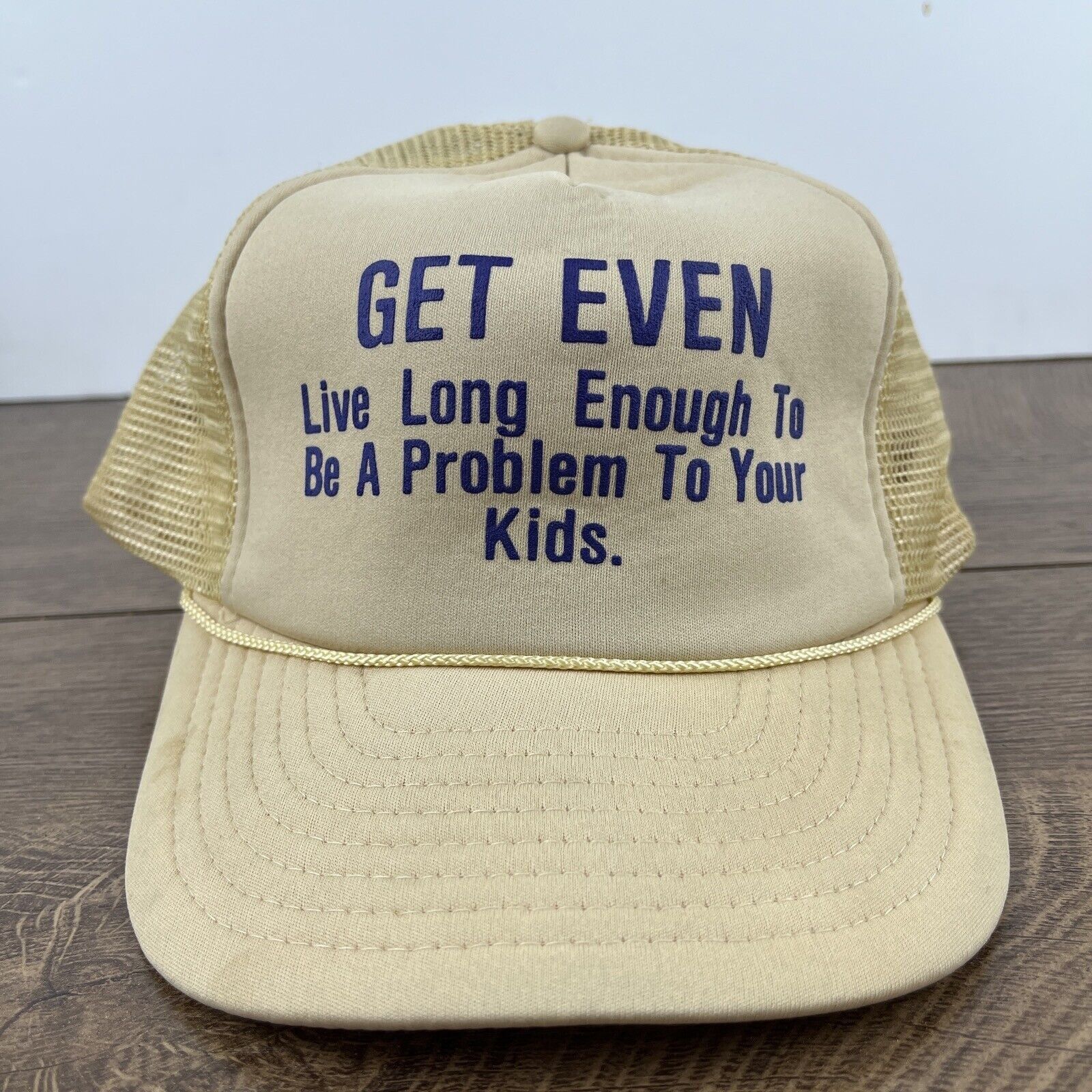 Other Get Even Hat Live Long Enough to be a Problem to your Kids H Size ONE SIZE - 6 Thumbnail
