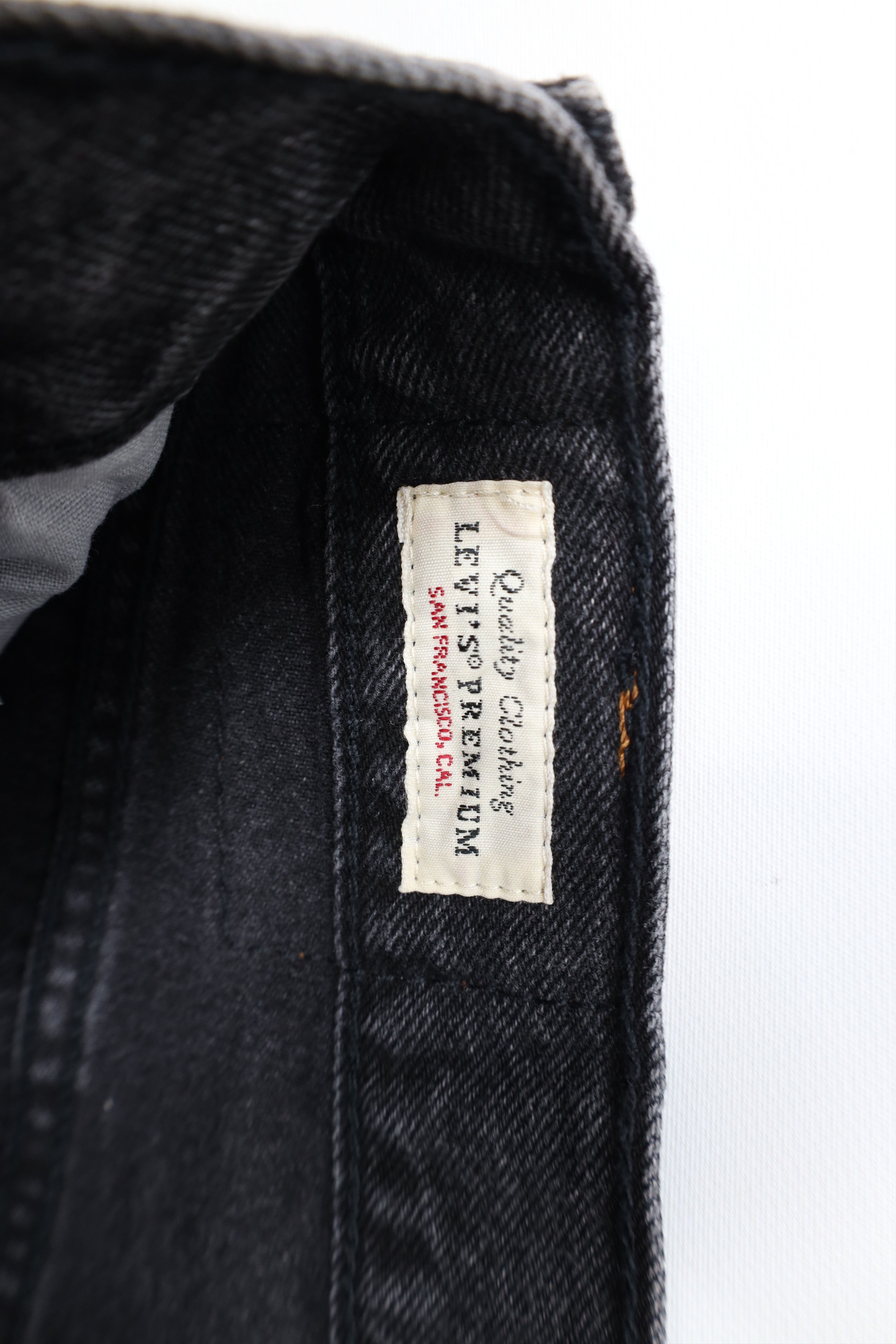 Levi's Vintage Y2K Levis 501xx Fly Cut Off Denim Jean Shorts Black Size 28" / US 6 / IT 42 - 8 Thumbnail