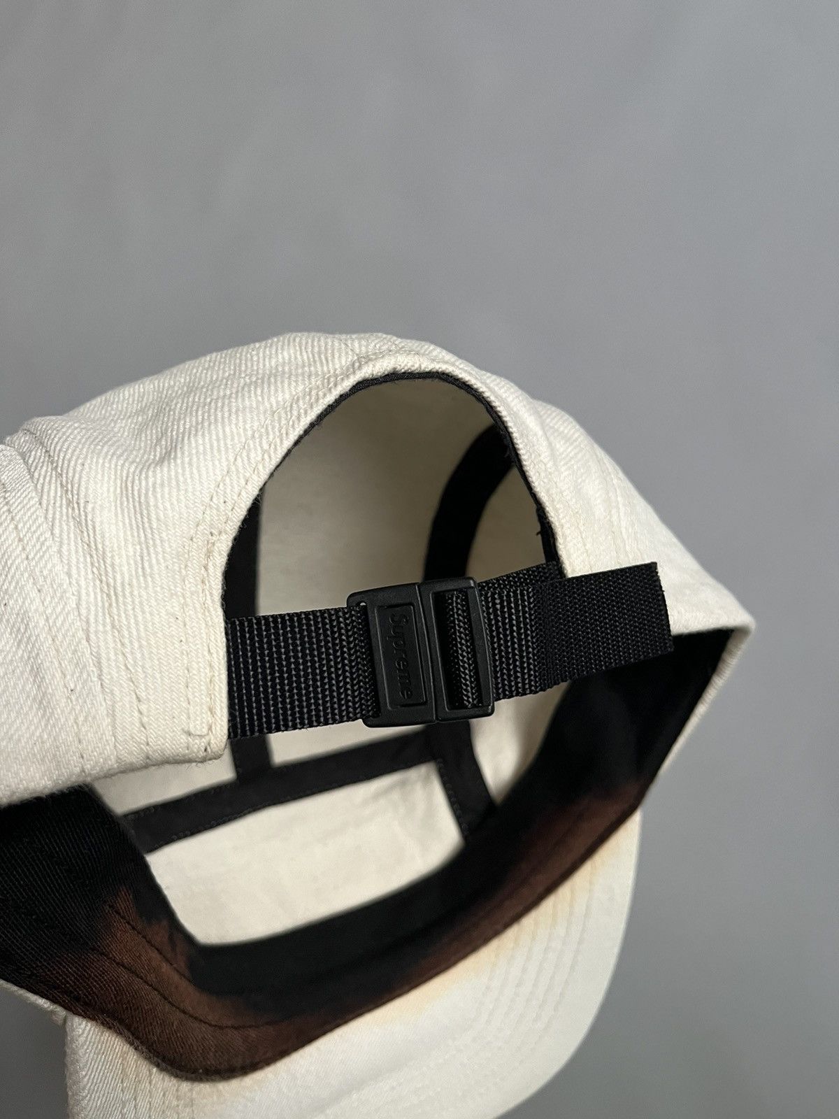Supreme SUPREME White Canvas 5 Panel Cotton Cap Hat Size ONE SIZE - 20 Thumbnail