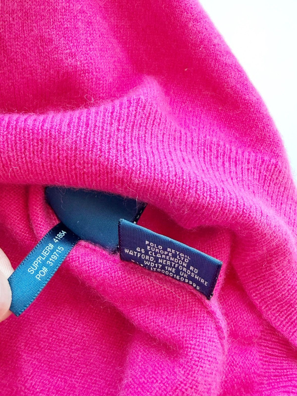 Polo Ralph Lauren Ralph Lauren Pink Cashmere Sweater V-Neck Size S Luxury Size S / US 4 / IT 40 - 10 Thumbnail