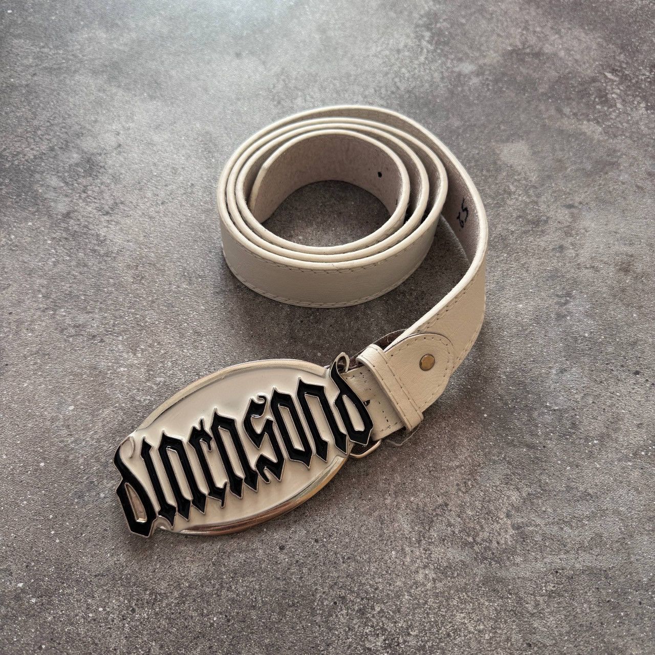 Hysteric Glamour Amazing Gothic Buckle Vintage Japanese Style Leather Belt Size ONE SIZE - 1 Thumbnail