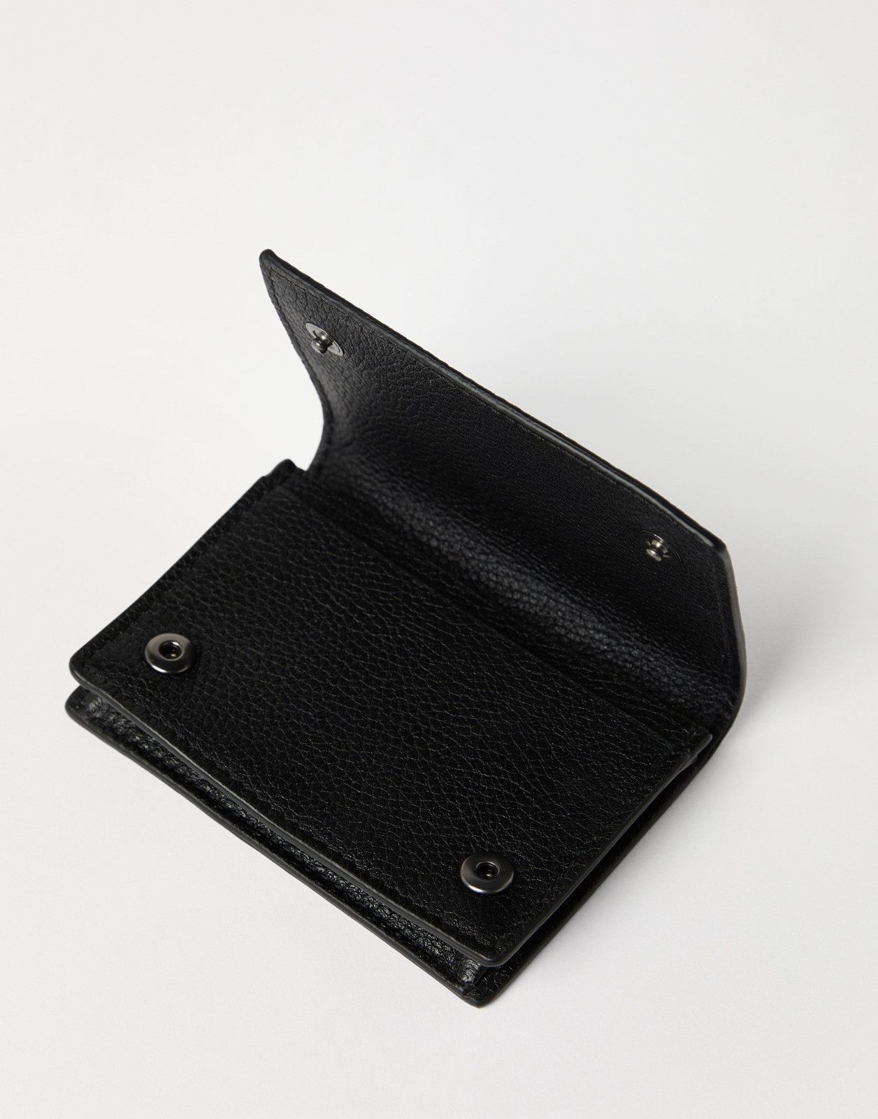 Brunello Cucinelli o1la1rc1a0326 Size: OS / Leather Wallet in Black Size ONE SIZE - 2 Thumbnail