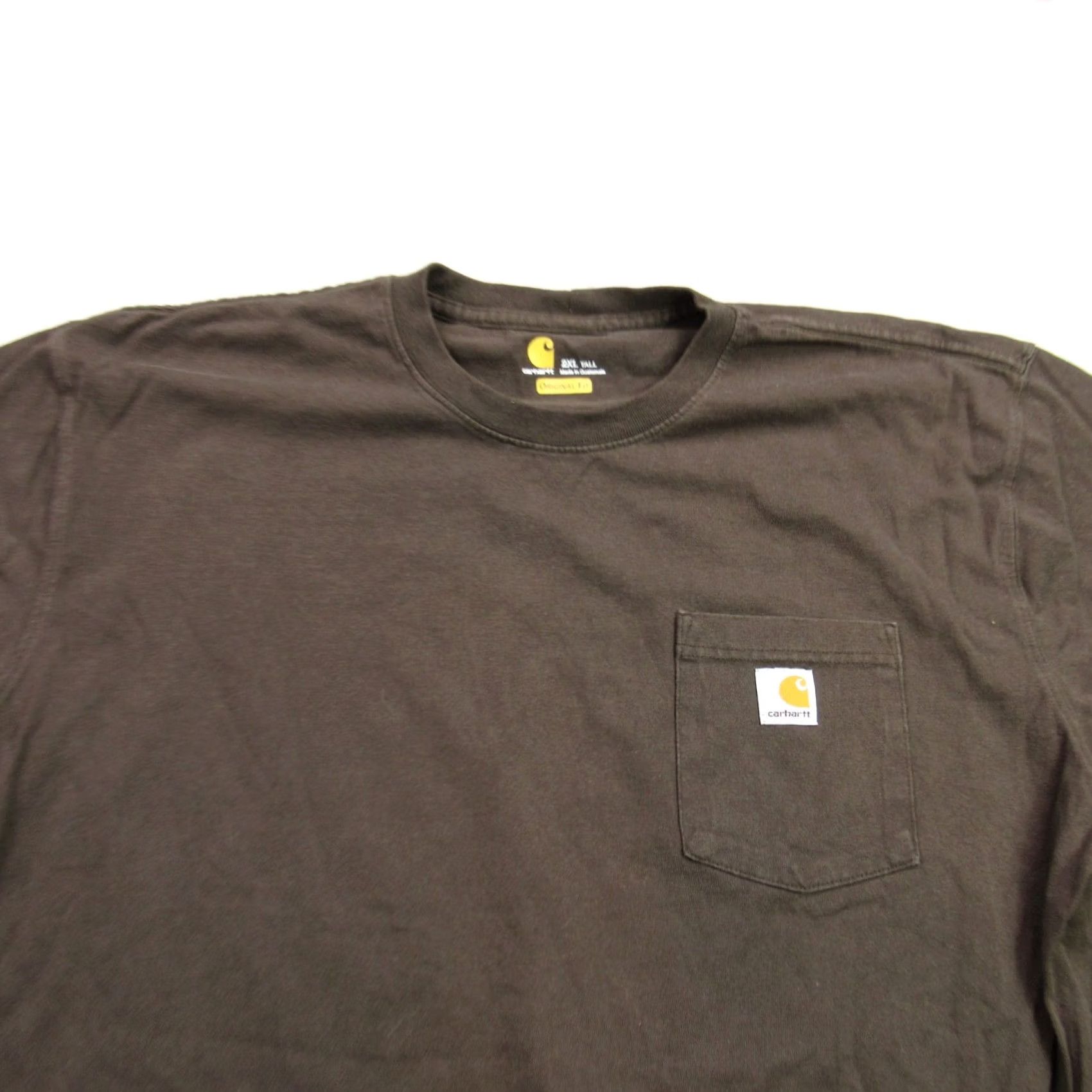 Carhartt Carhartt Shirt Mens 2XL Tall Short Sleeve Crew Neck Brown Lightweight Size US XXL / EU 58 / 5 - 3 Thumbnail