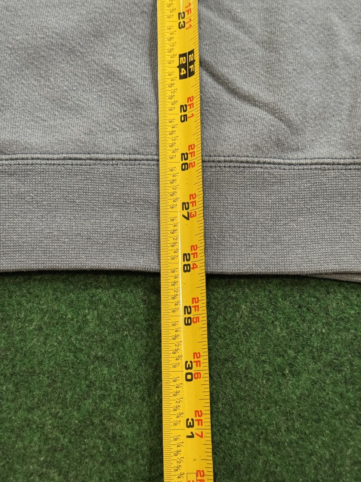 Nike Vintage Y2K Nike Gray Tag Blue Gray Mini Swoosh Sweatshirt Size US XL / EU 56 / 4 - 6 Thumbnail