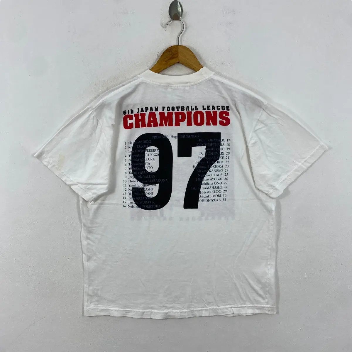 Vintage Vintage 90's CONSADOLE SAPPORO Japan Football League Tee Size US L / EU 52-54 / 3 - 5 Thumbnail