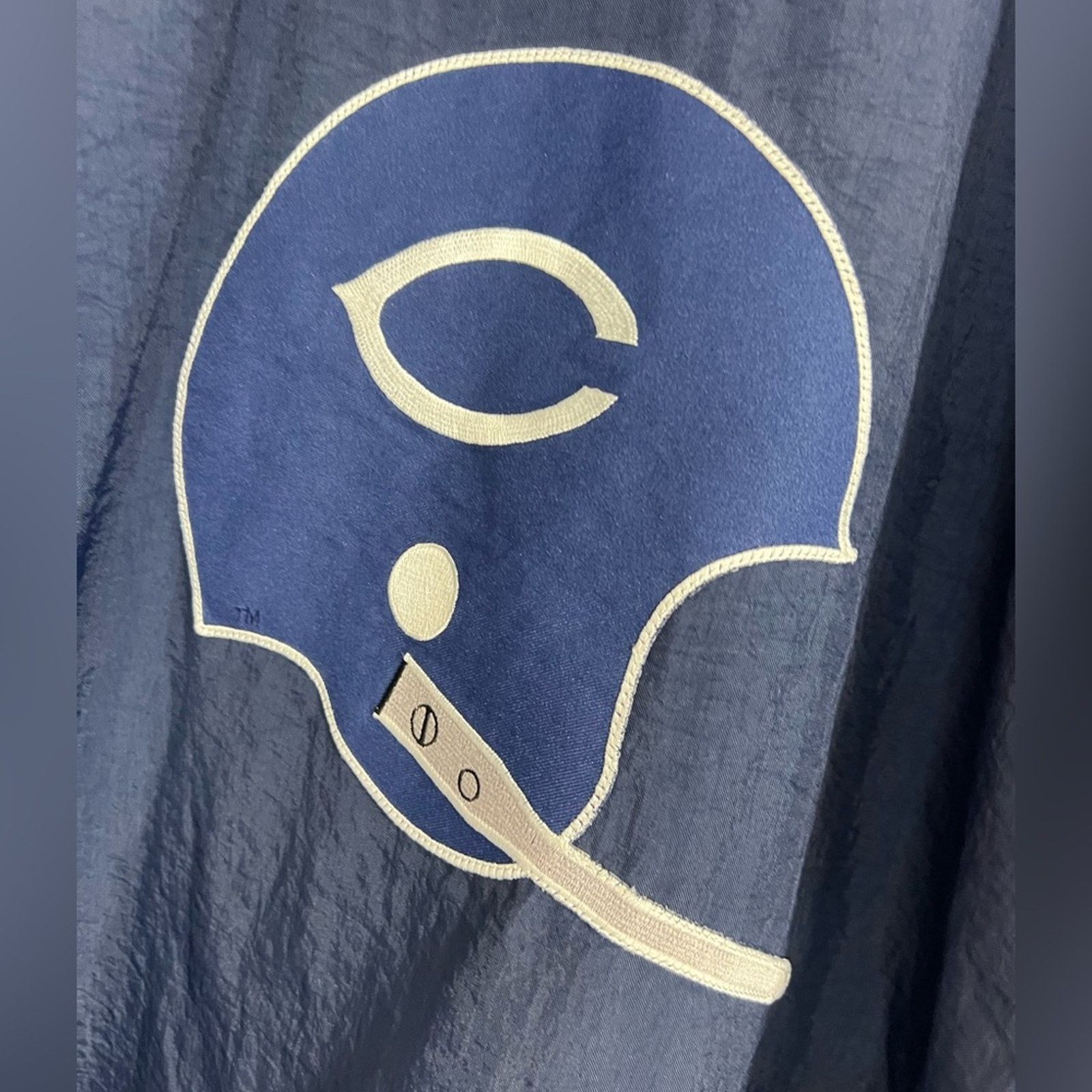 Champion VINTAGE Champion Chicago Bears Long Lined Jacket Mens RARE Size US XXL / EU 58 / 5 - 9 Thumbnail