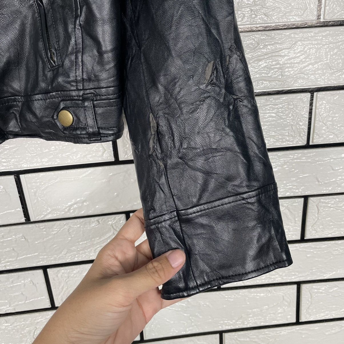 Beams Japan Beams Heart Motorcycle Riding Women Leather Jacket Size S / US 4 / IT 40 - 13 Thumbnail
