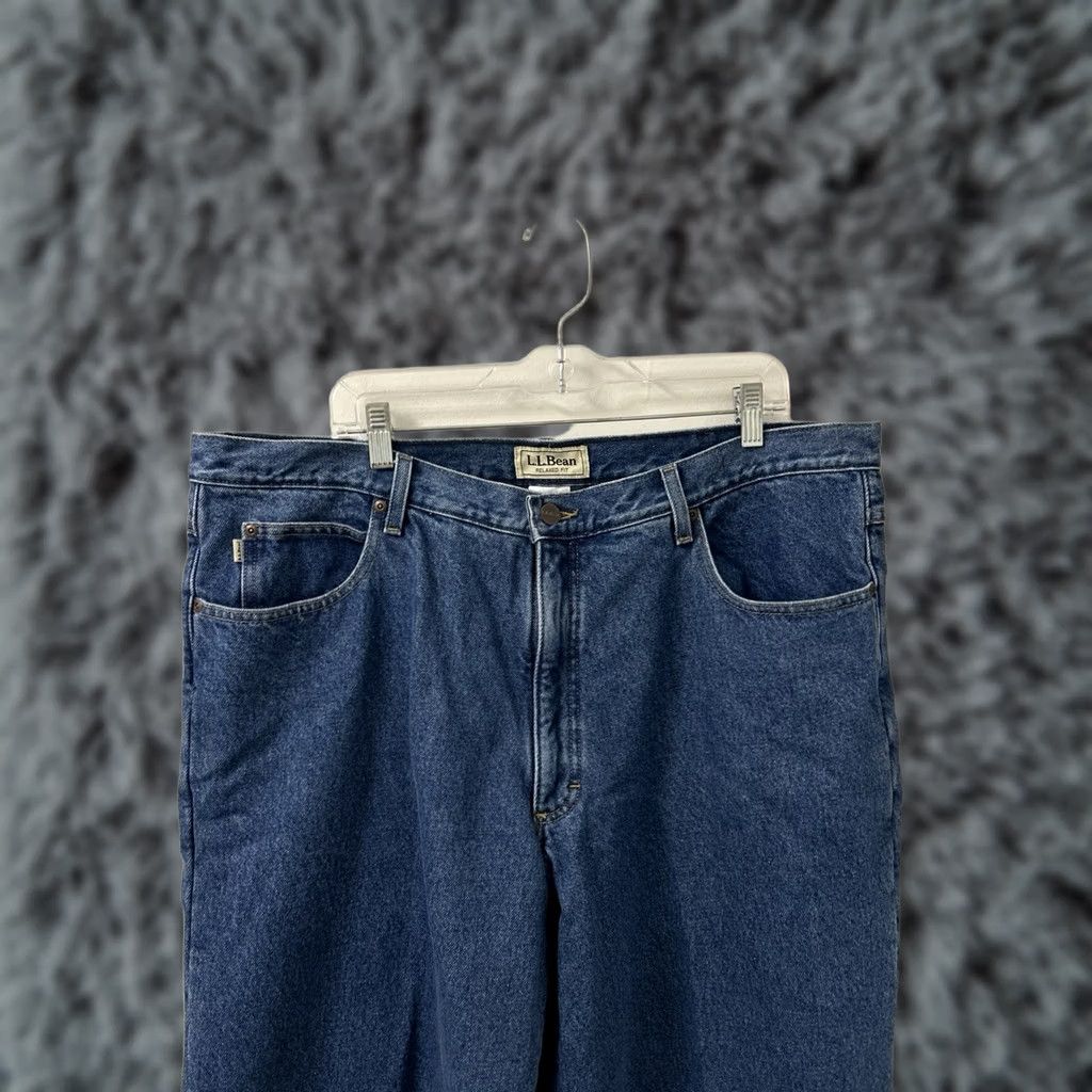 Doublet VINTAGE LL Bean Jeans Men 42x34 Blue Relaxed Fit Fleece Lined Denim 162344 Men’s Regular 34 Inseam Winter Size US 42 / EU 58 - 1 Thumbnail
