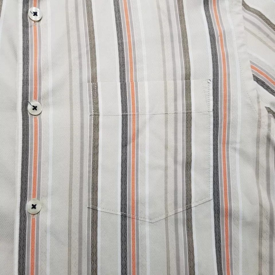Tommy Bahama Tommy Bahama Shirt Men Medium Striped Button Up 100% Cotton Size US M / EU 48-50 / 2 - 4 Thumbnail