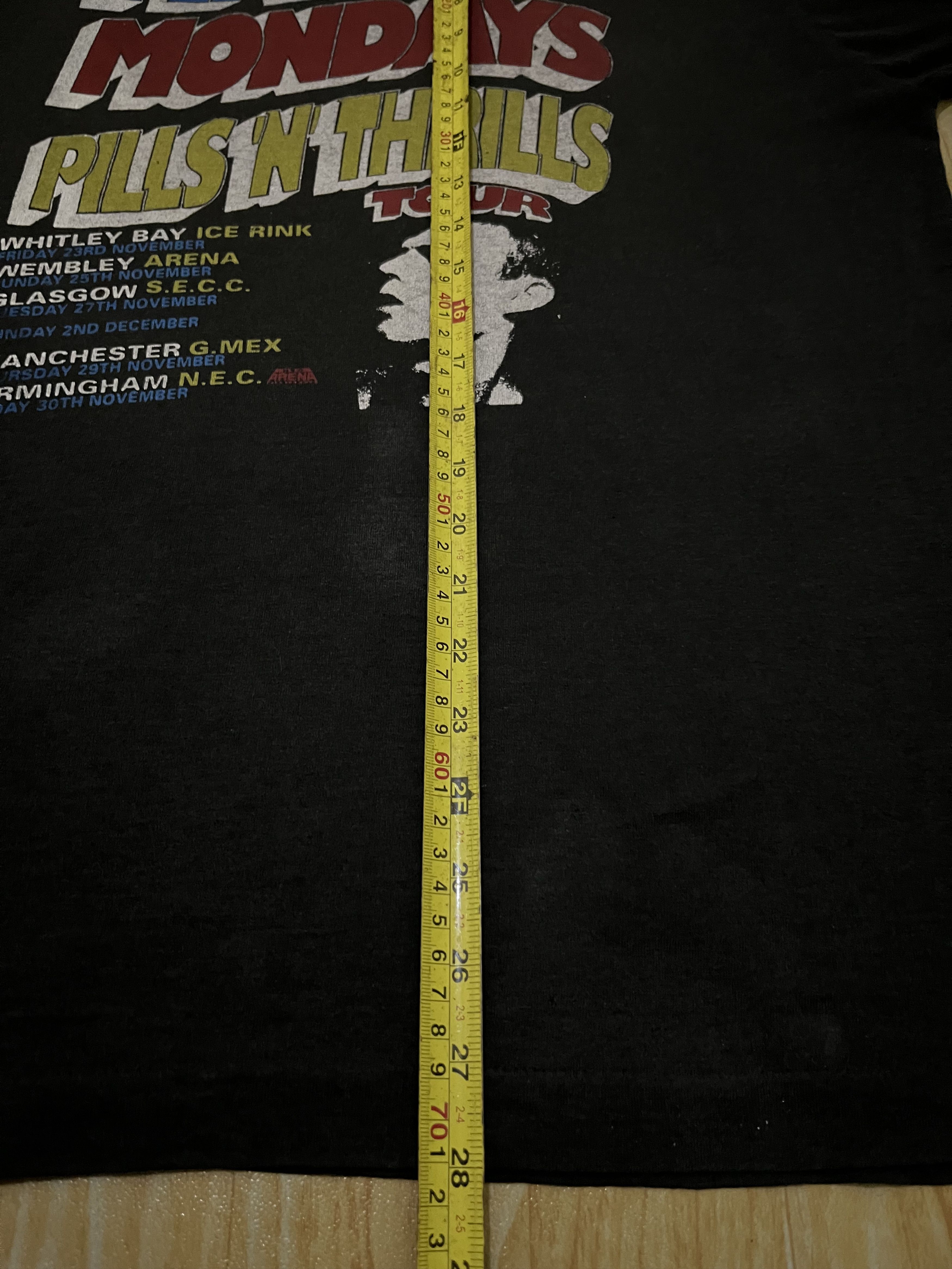Vintage Rare Happy Mondays and Bellyaches Pills n Thrills Tour Size US L / EU 52-54 / 3 - 10 Thumbnail