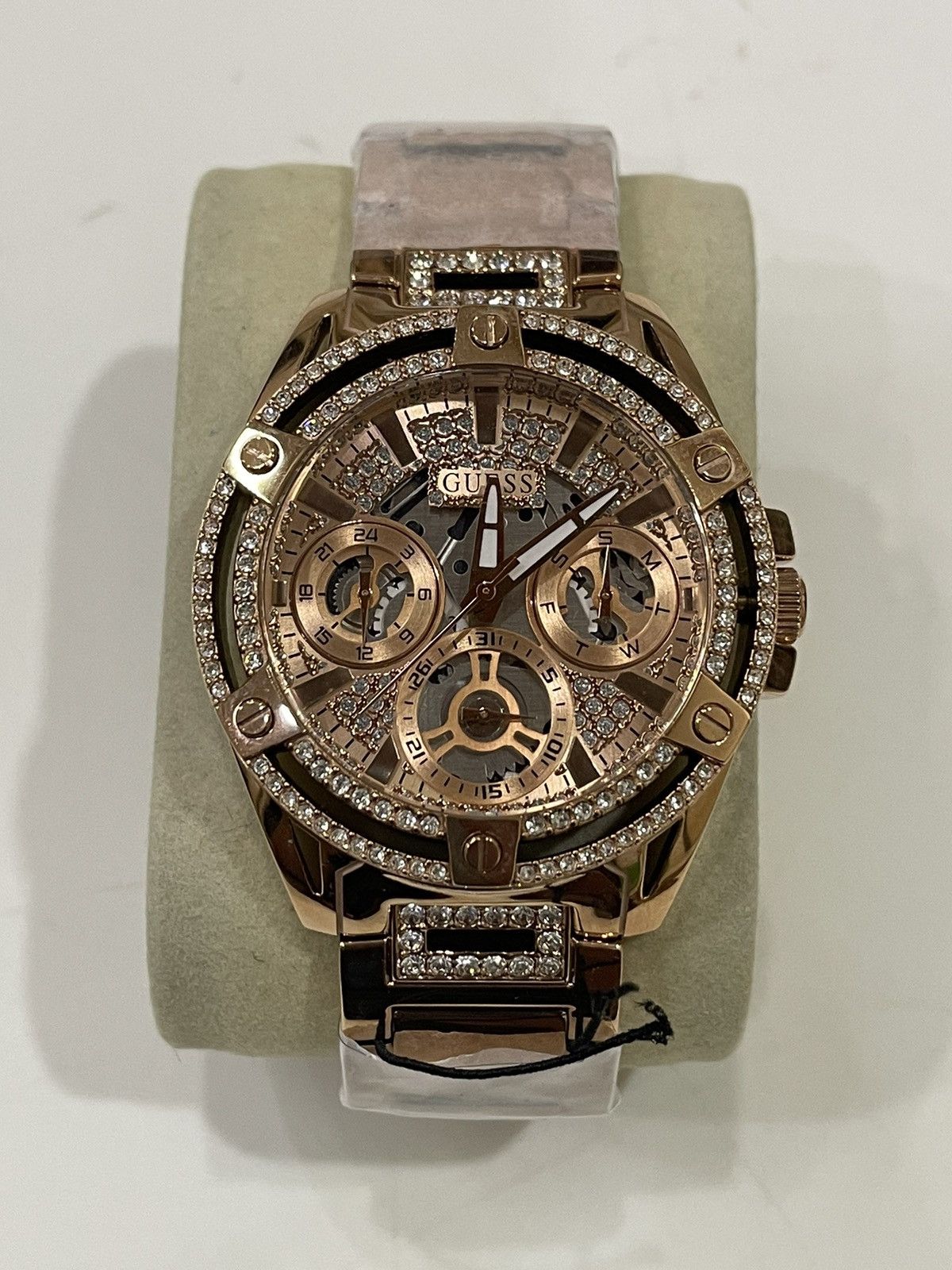 guess rose gold sneakers