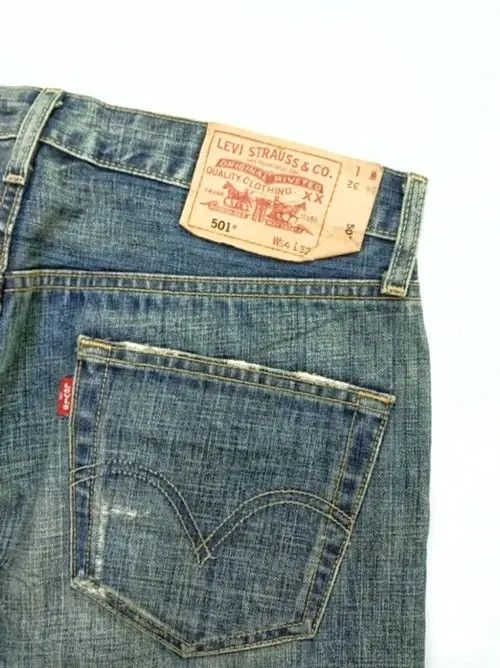 Levi's Vintage Levi's 501 Distressed Jeans 34x29 Size US 34 / EU 50 - 3 Thumbnail